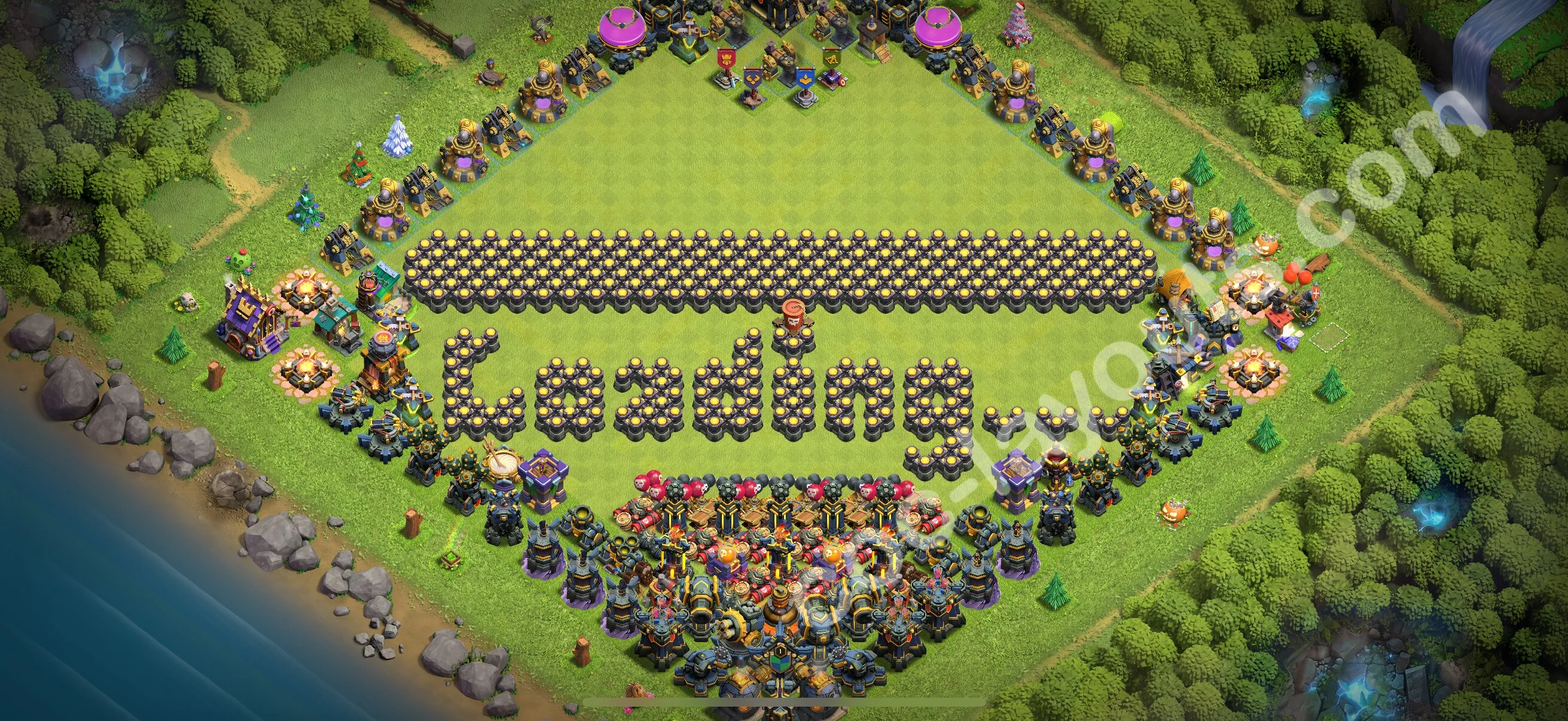 Top Troll Funny Base TH17 with Link - Funny Art Plan 2026 - Clash of Clans - (#25) — Развлечения TH17
