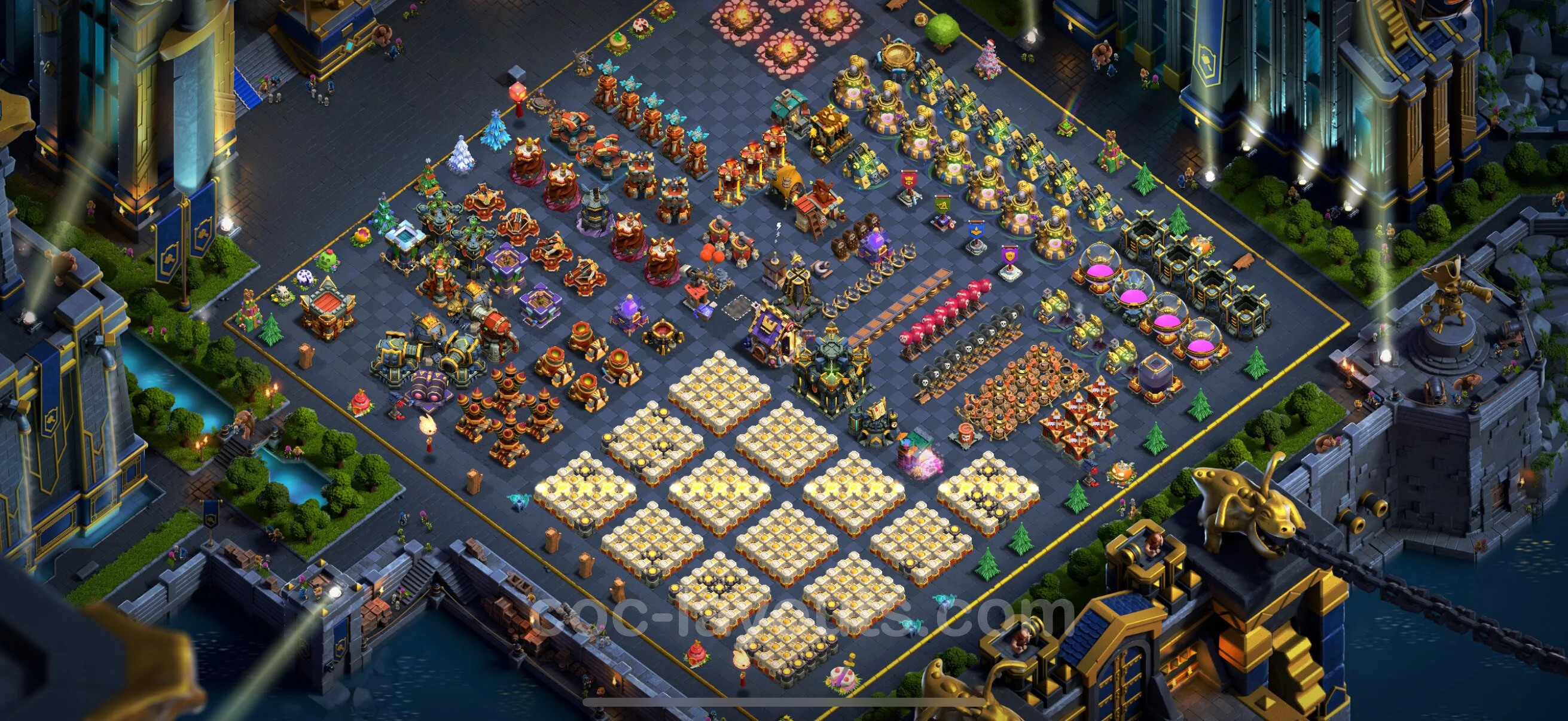 Top Troll Funny Base TH17 with Link - Funny Art Plan - Clash of Clans - (#4)