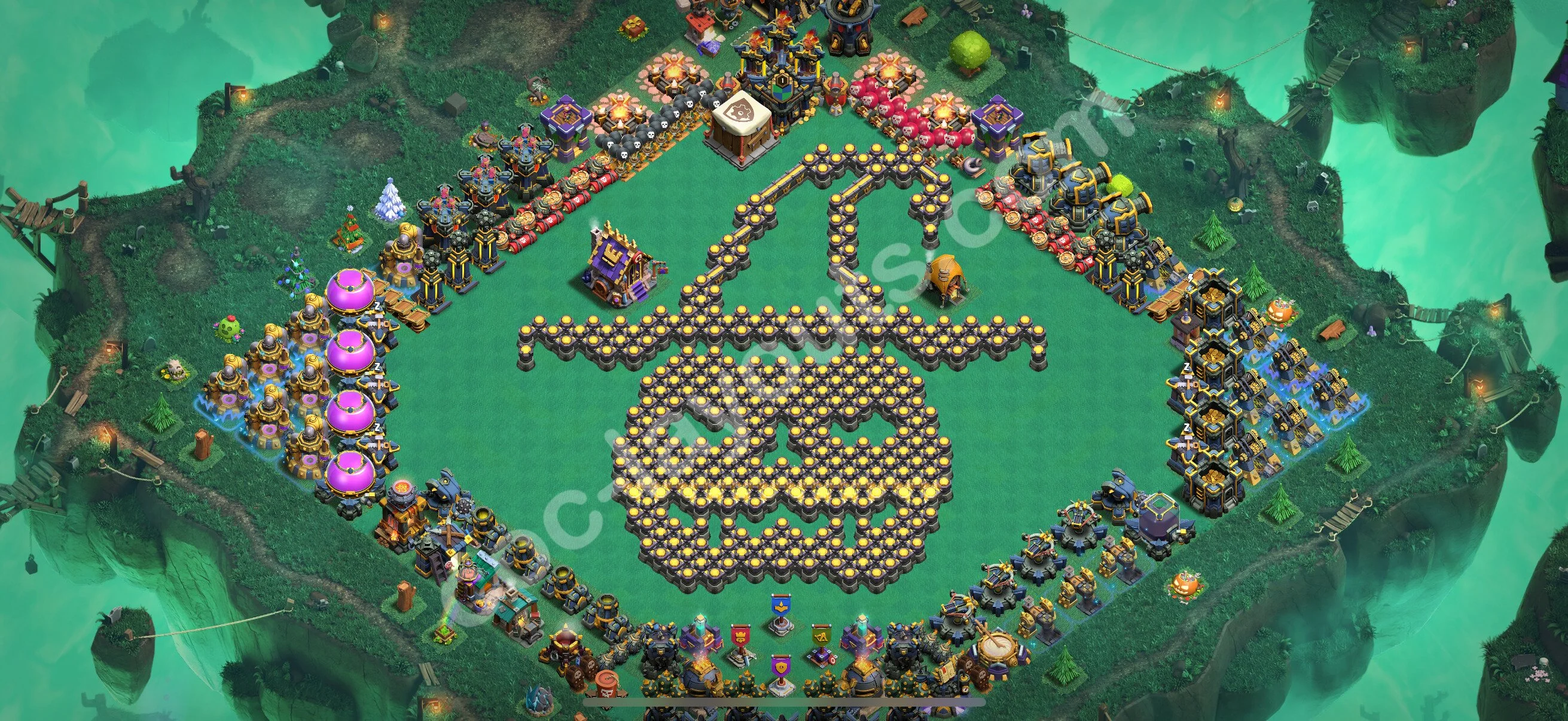 Top Troll Funny Base TH17 with Link - Funny Art Plan 2026 - Clash of Clans - (#8) — Zabawa TH17