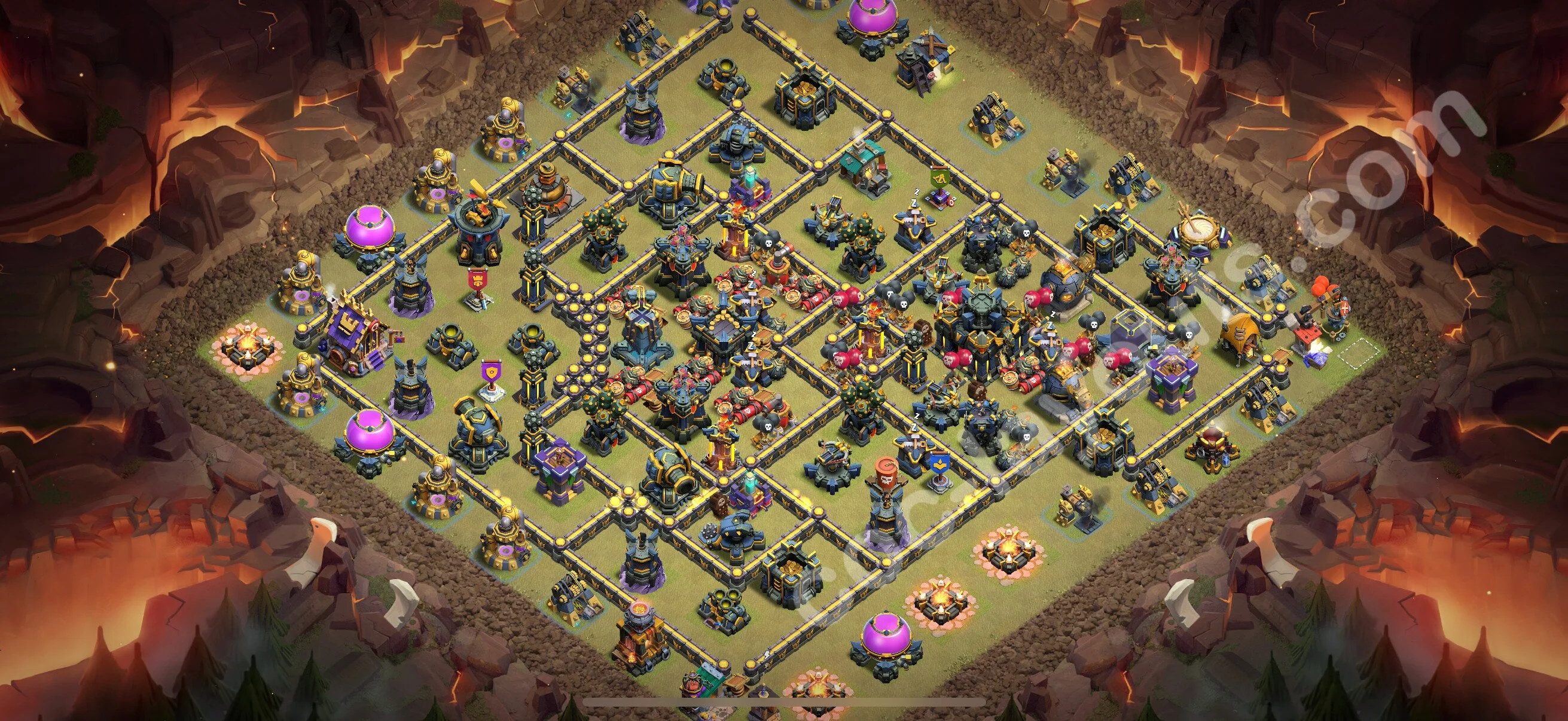 Top War Base TH17 with Link, Anti Air / Electro Dragon - CWL Defence Plan 2026 - Clash of Clans - (#1)