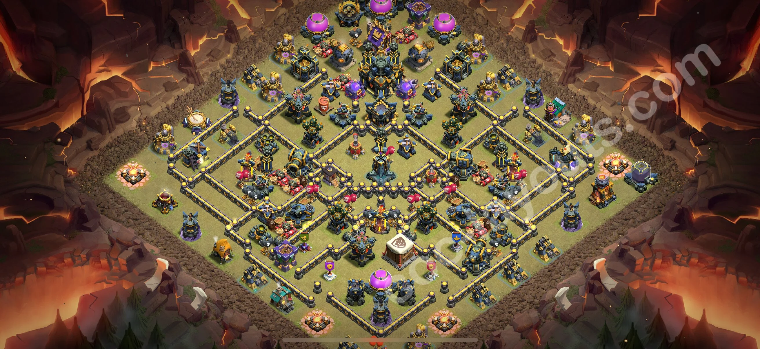 Top War Base TH17 with Link - CWL Defence Plan 2026 - Clash of Clans - (#10) — Krieg BH17