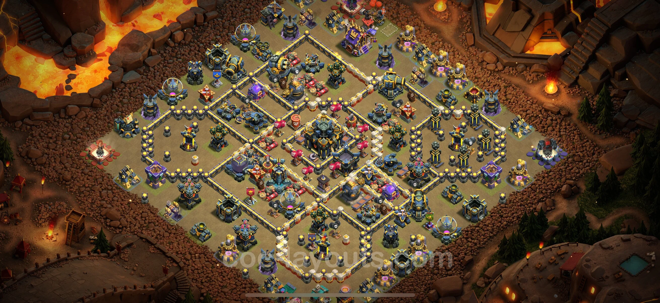 Top War Base TH17 with Link - CWL Defence Plan - Clash of Clans - (#101) — Война BH17