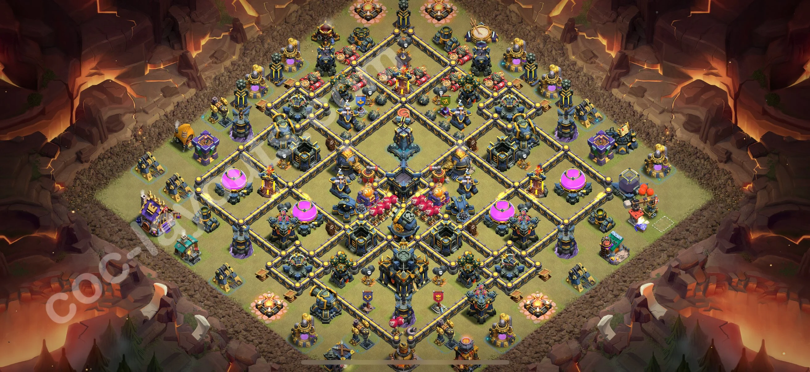Top War Base TH17 with Link, Anti Air / Electro Dragon - Anti 2 Stars CWL Plan 2026 - Clash of Clans - (#116) — Война BH17