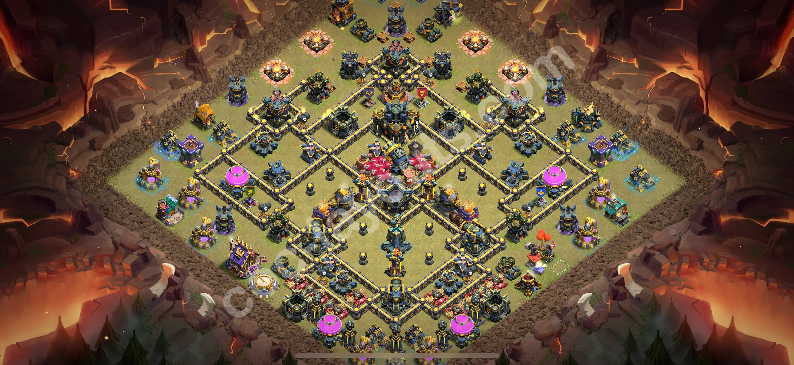 Top War Base TH17 with Link, Anti Everything - CWL Defence Plan 2026 - Clash of Clans - (#117) — War BH17