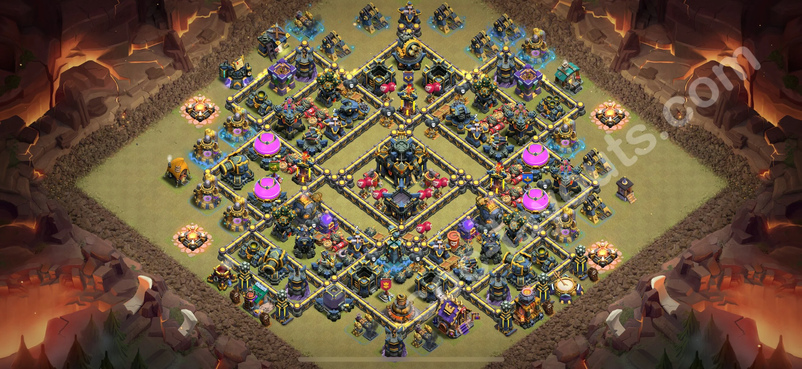 Top War Base TH17 with Link, Anti Everything - CWL Defence Plan 2026 - Clash of Clans - (#120) — Krieg BH17