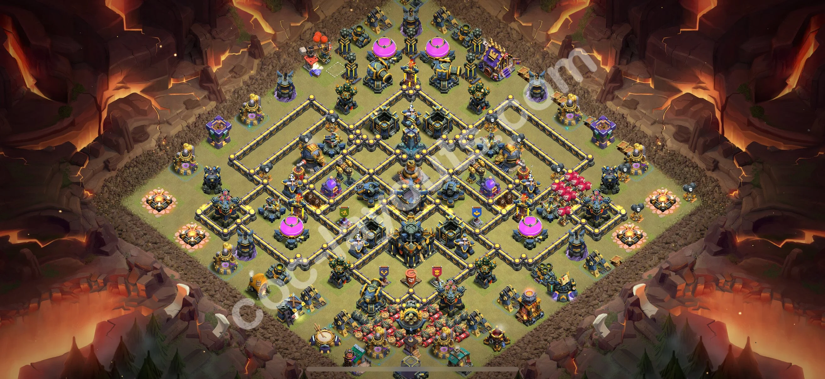 Top War Base TH17 with Link - Anti 3 Stars CWL Plan 2026 - Clash of Clans - (#126) — Война BH17