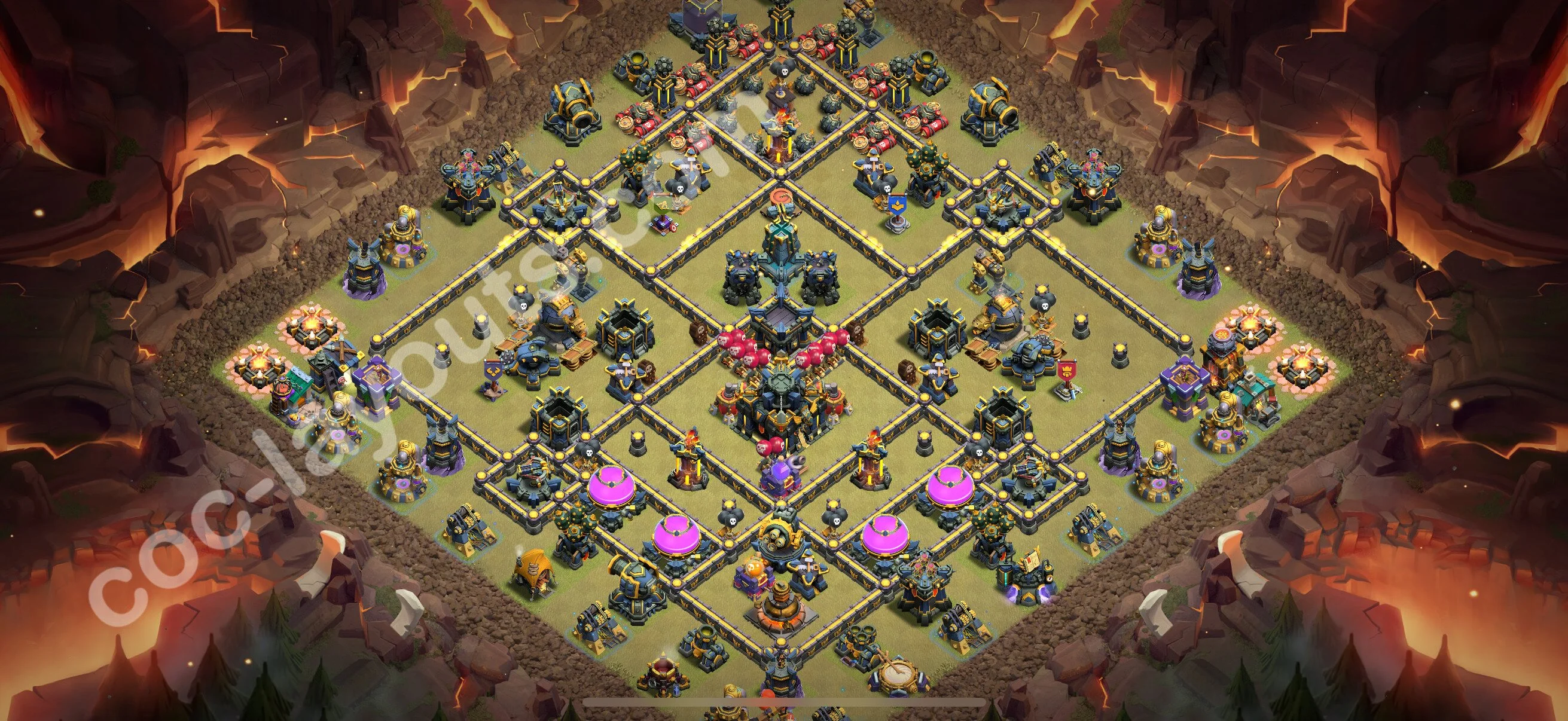 Top War Base TH17 with Link, Anti Everything - Anti 2 Stars CWL Plan 2026 - Clash of Clans - (#127) — Krieg BH17