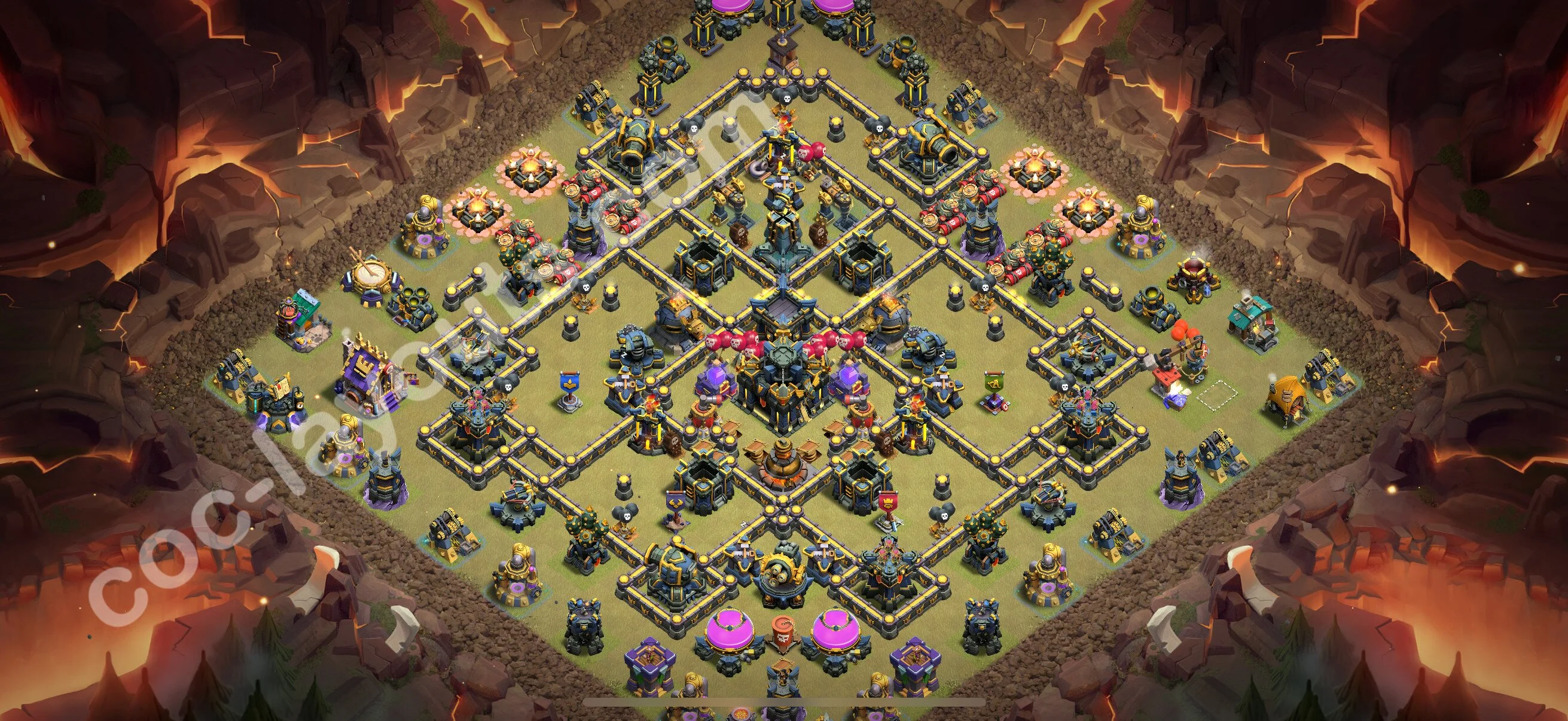 Top War Base TH17 with Link - Anti 2 Stars CWL Plan 2026 - Clash of Clans - (#128) — Krieg BH17