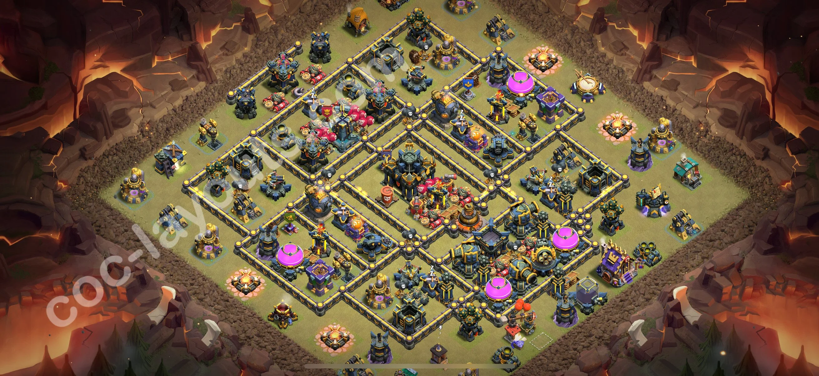 Top War Base TH17 with Link, Anti Everything - CWL Defence Plan 2026 - Clash of Clans - (#131) — Krieg BH17