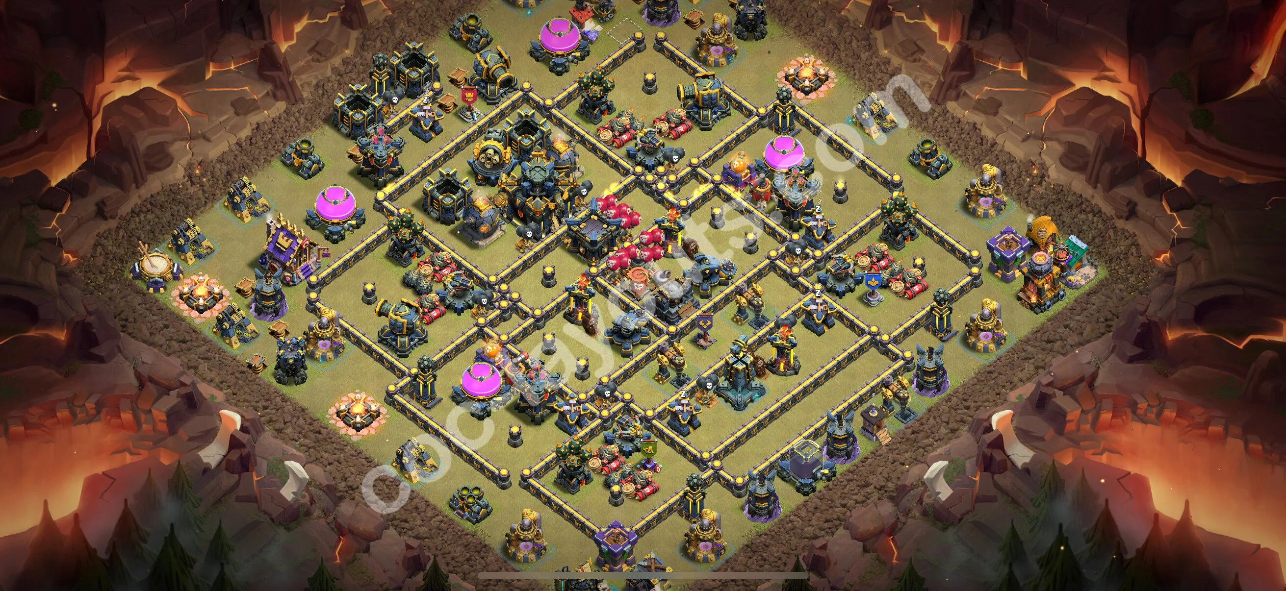 Top War Base TH17 with Link - Anti 3 Stars CWL Plan 2026 - Clash of Clans - (#133) — Guerre BH17