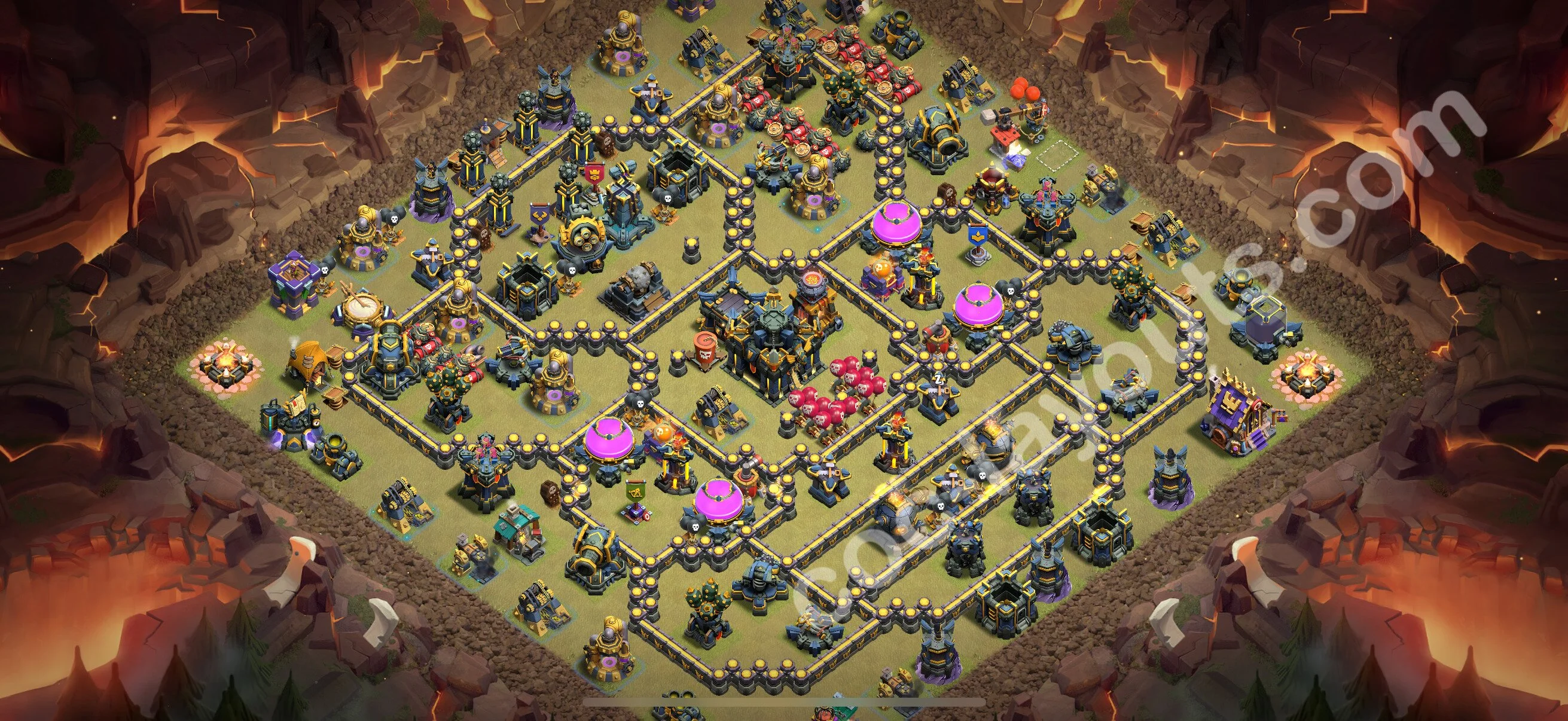 Top War Base TH17 with Link - Anti 3 Stars CWL Plan 2026 - Clash of Clans - (#138) — Война BH17