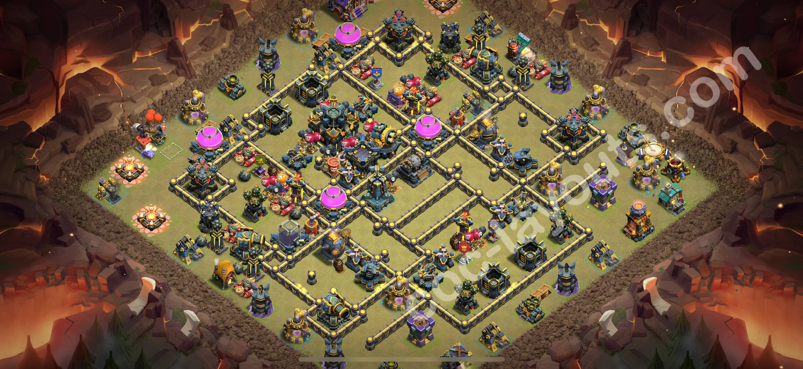 Top War Base TH17 with Link, Hybrid - Anti 3 Stars CWL Plan 2026 - Clash of Clans - (#141) — Wojna BH17
