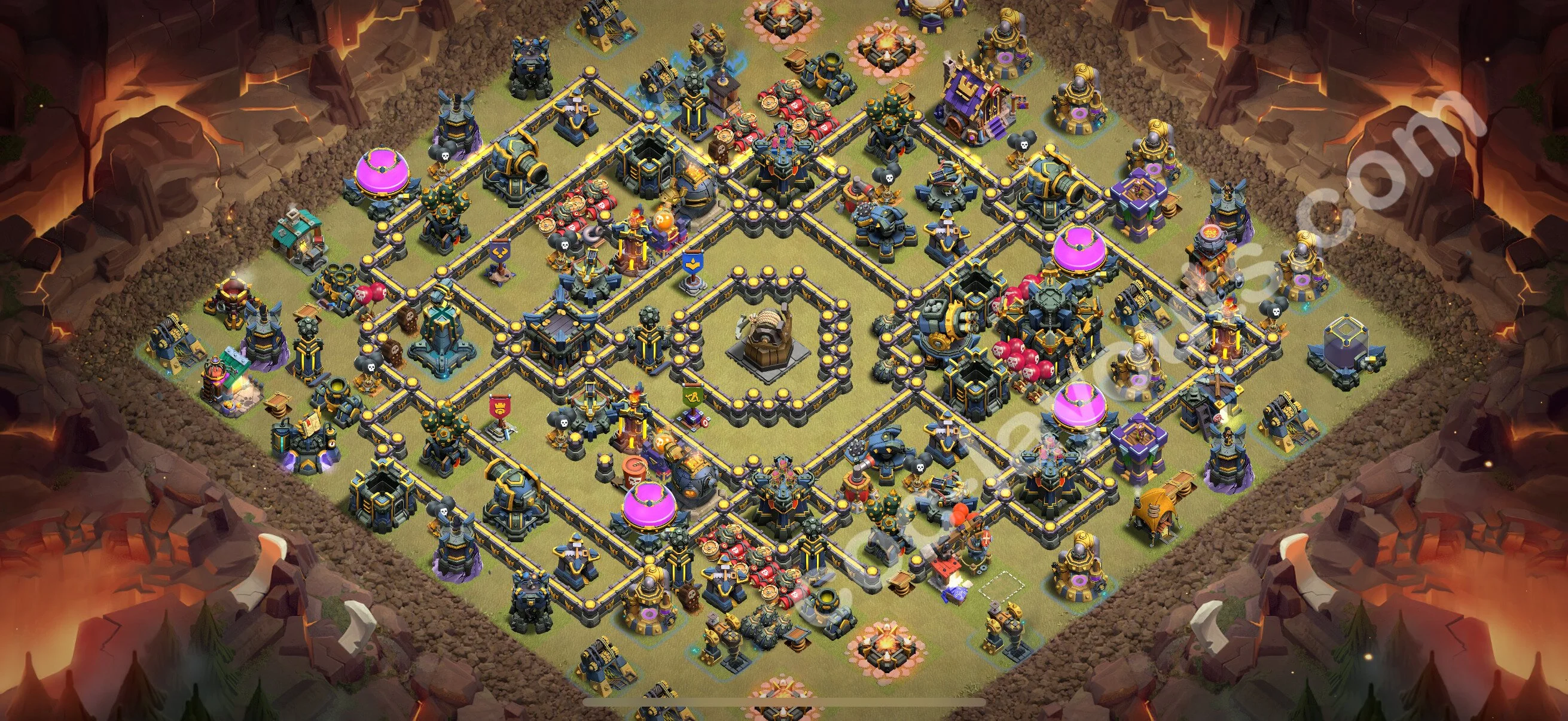 Top War Base TH17 with Link - CWL Defence Plan 2026 - Clash of Clans - (#147) — Krieg BH17