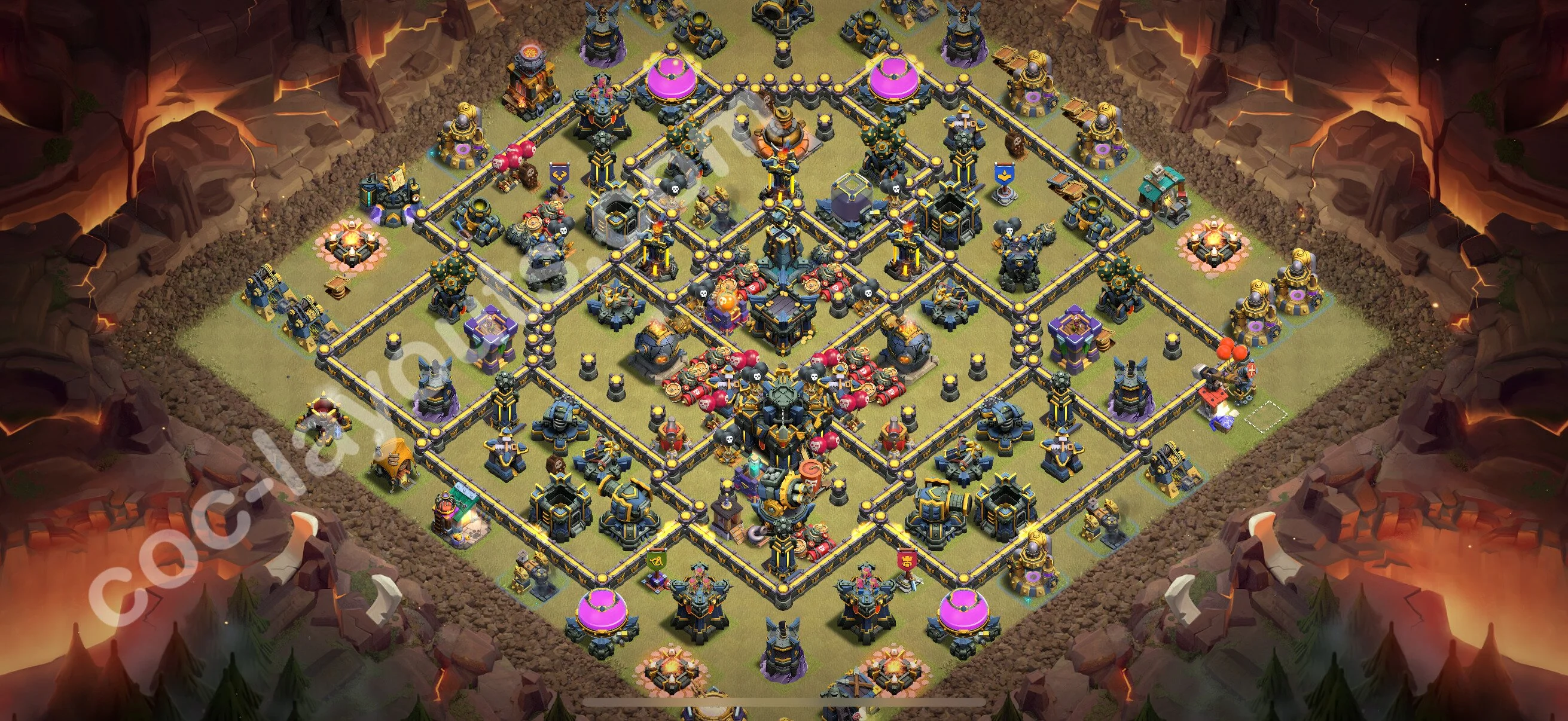 Top War Base TH17 with Link, Anti Everything - Anti 2 Stars CWL Plan 2026 - Clash of Clans - (#152) — War BH17