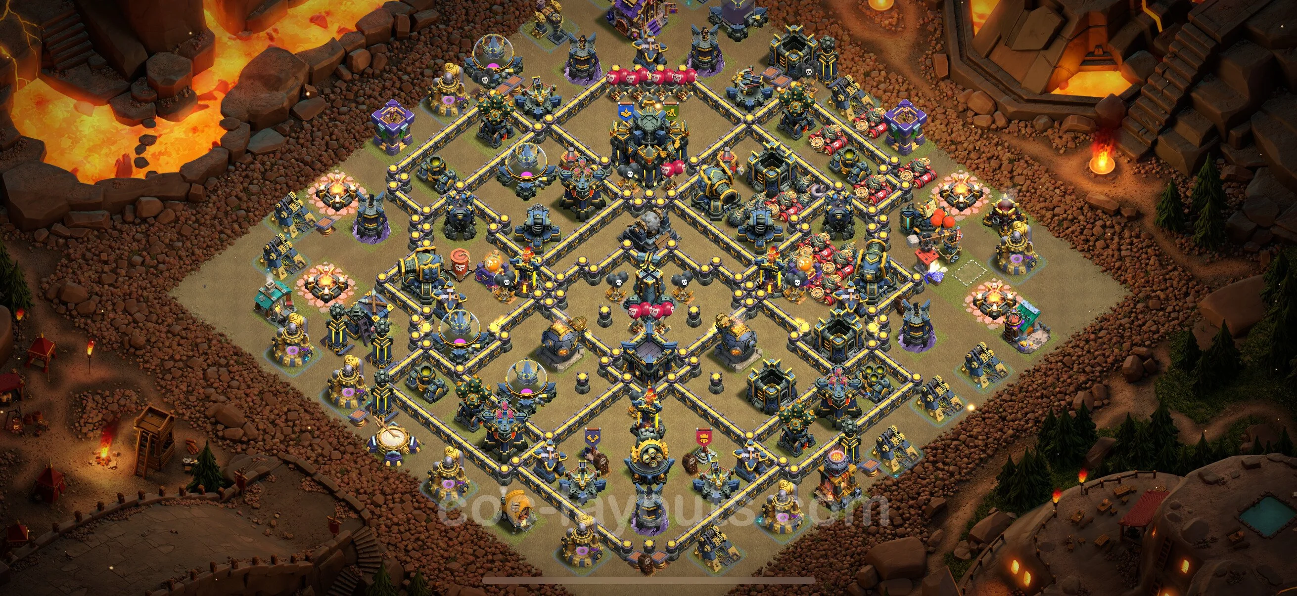 Top War Base TH17 with Link, Anti Everything - Anti 3 Stars CWL Plan 2026 - Clash of Clans - (#158) — War BH17