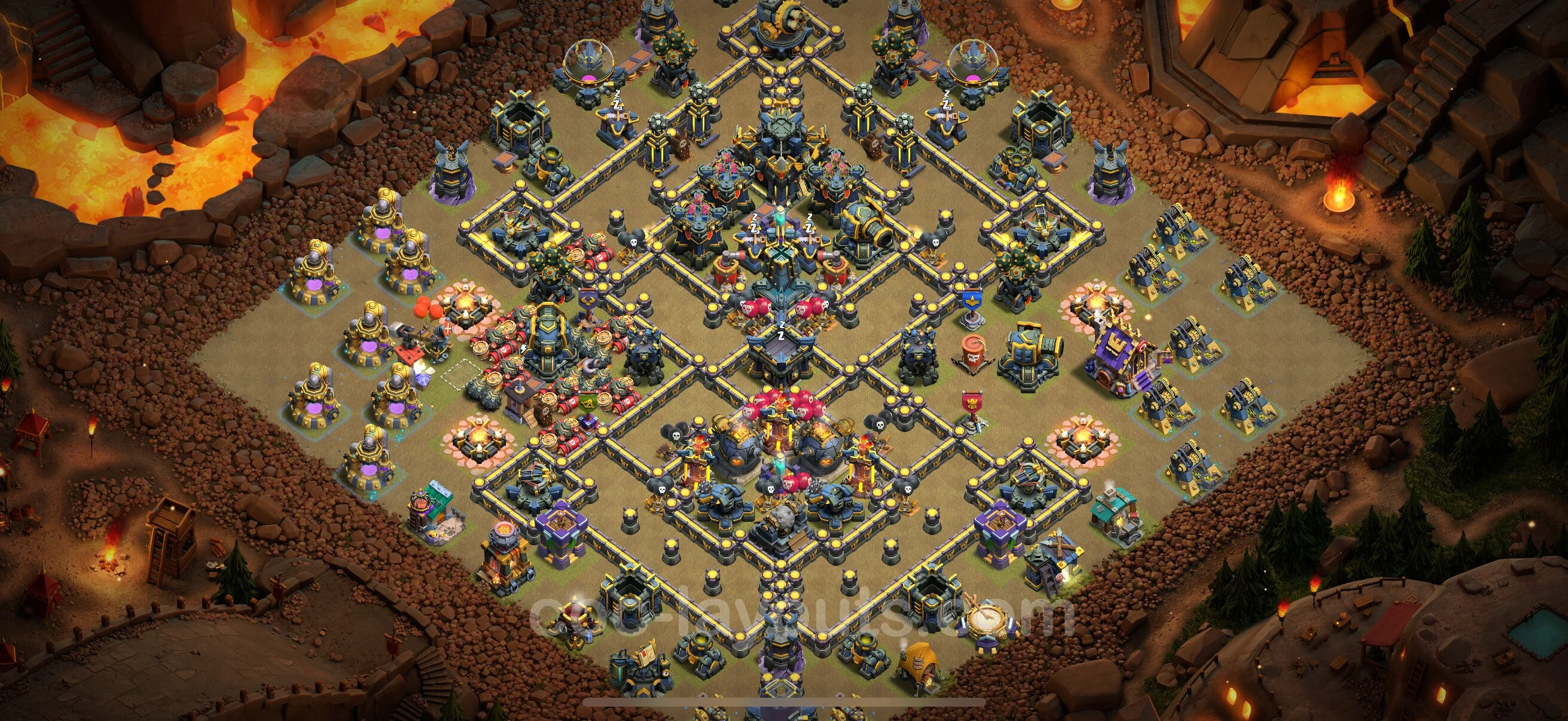 Top War Base TH17 with Link - Anti 3 Stars CWL Plan 2026 - Clash of Clans - (#161) — War BH17