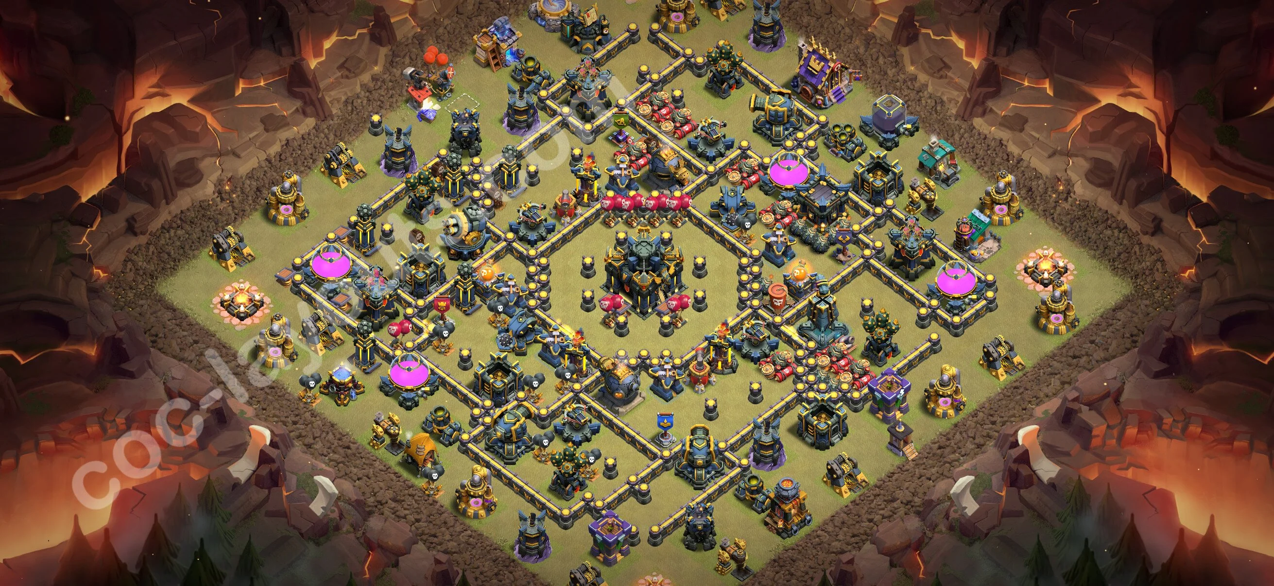 Top War Base TH17 with Link, Anti Everything - CWL Defence Plan 2026 - Clash of Clans - (#162) — Guerre BH17