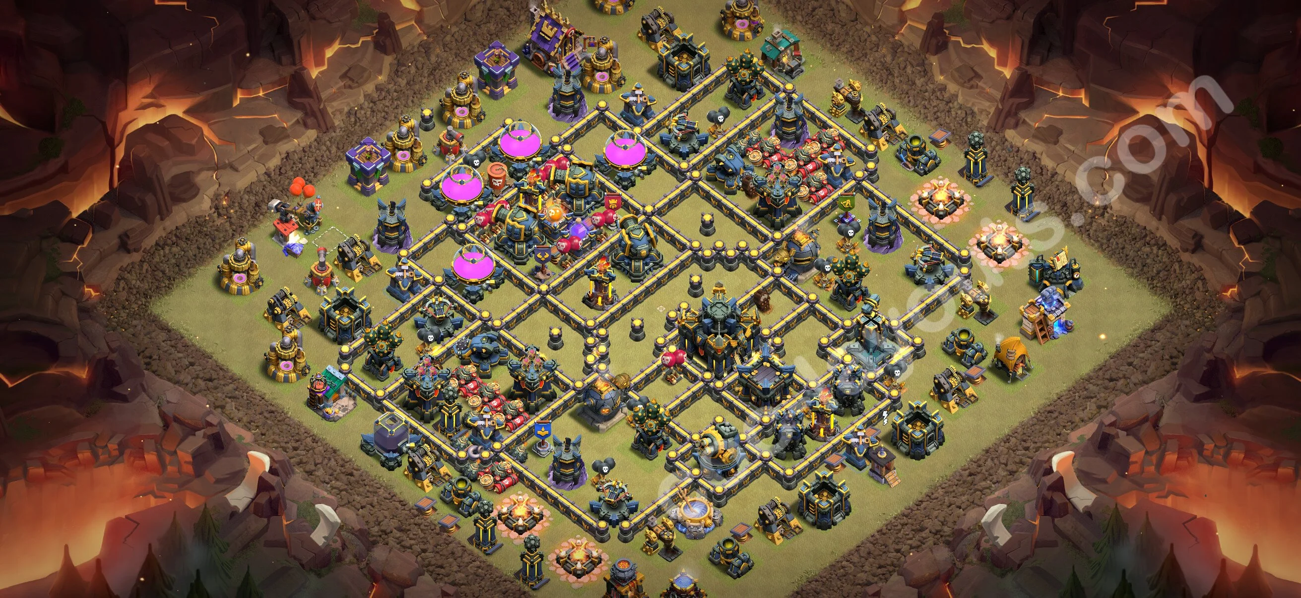 Top War Base TH17 with Link, Anti Everything - CWL Defence Plan 2026 - Clash of Clans - (#166) — Oorlog BH17