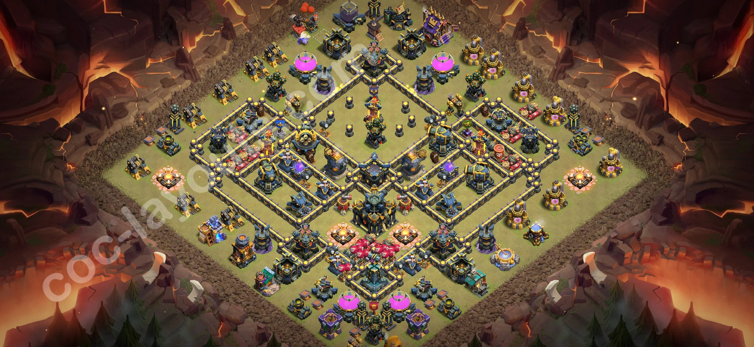 Top War Base TH17 with Link - Anti 3 Stars CWL Plan 2026 - Clash of Clans - (#170) — Oorlog BH17