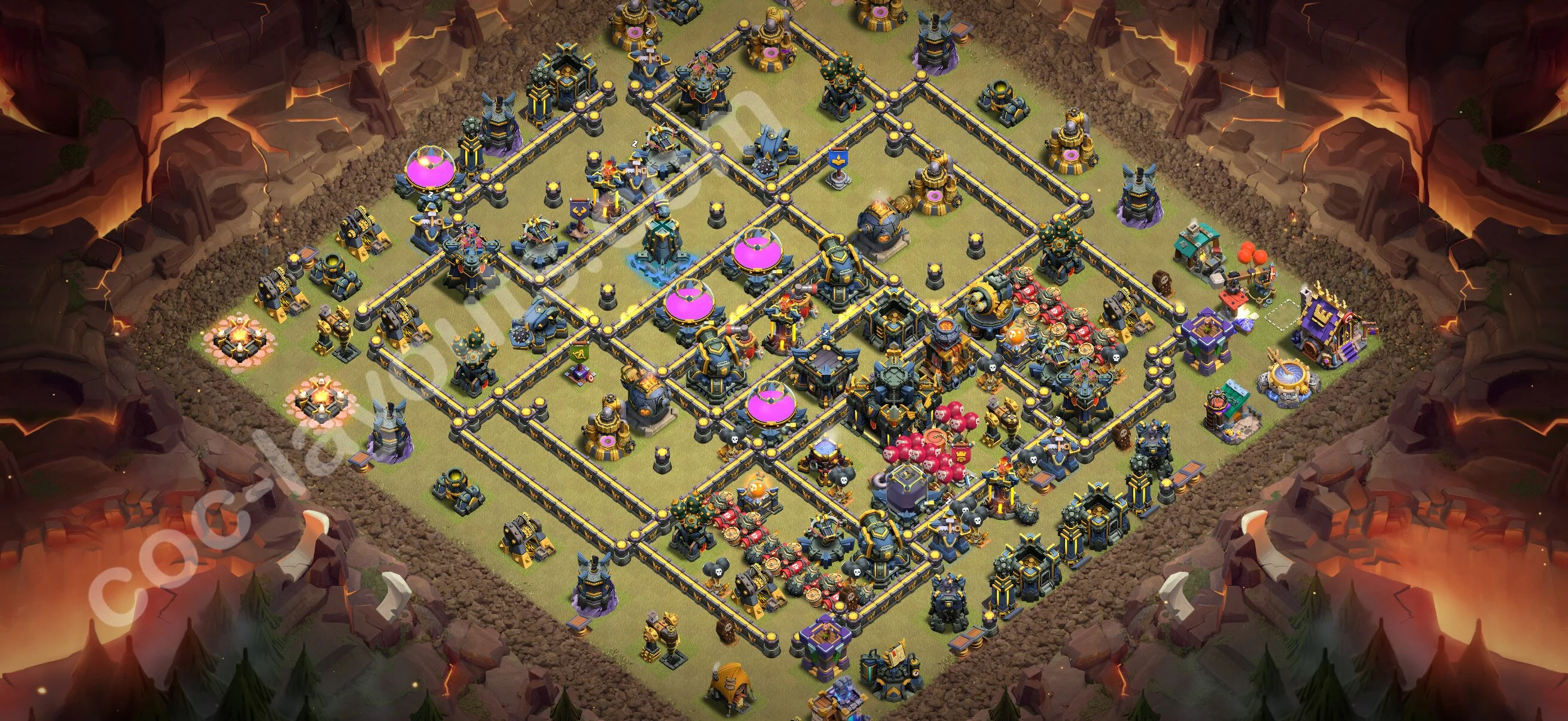 Top War Base TH17 with Link - Anti 3 Stars CWL Plan 2026 - Clash of Clans - (#171) — Війна BH17