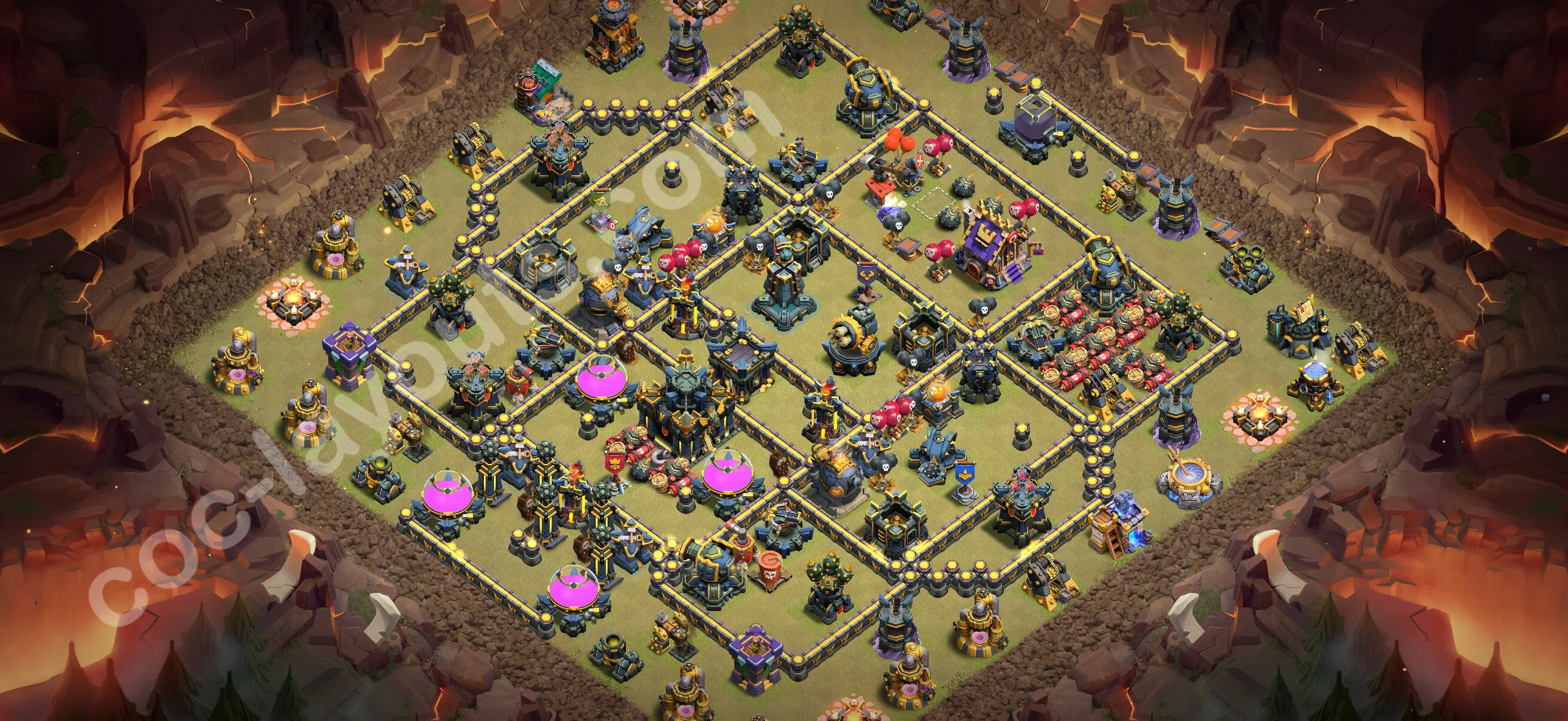 Top War Base TH17 with Link - Anti 3 Stars CWL Plan 2026 - Clash of Clans - (#173) — Війна BH17