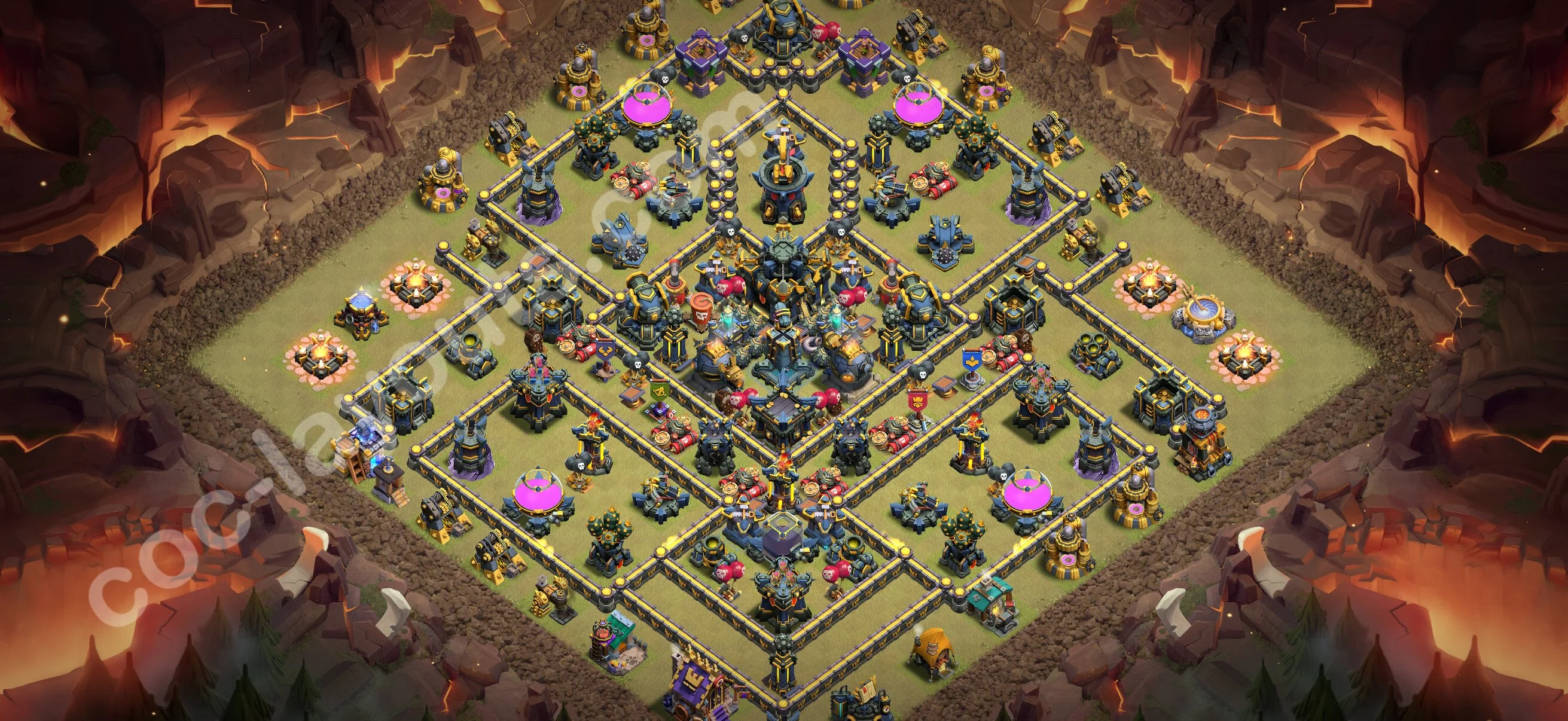 Top War Base TH17 with Link, Hybrid - CWL Defence Plan 2026 - Clash of Clans - (#175) — Wojna BH17