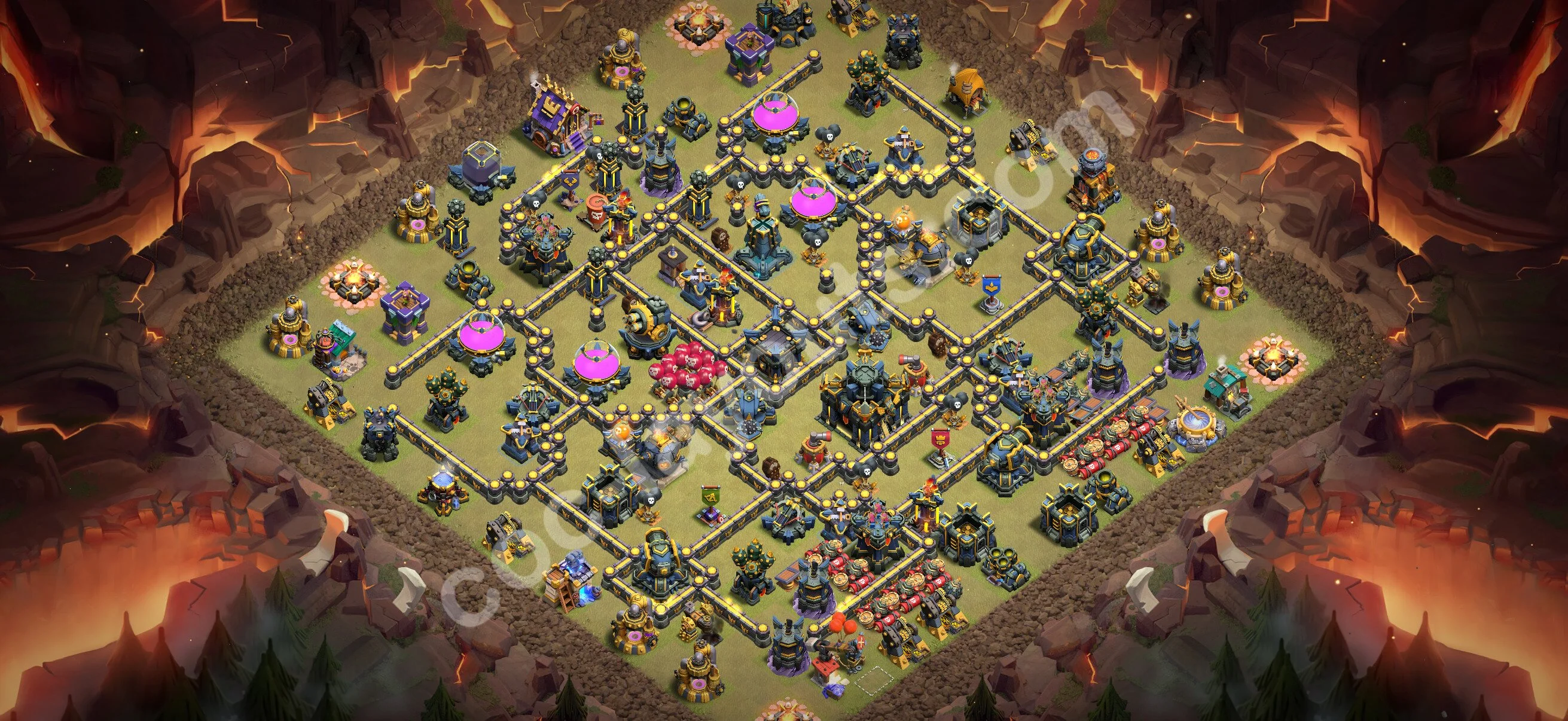 Top War Base TH17 with Link, Hybrid - CWL Defence Plan 2026 - Clash of Clans - (#178) — Війна BH17