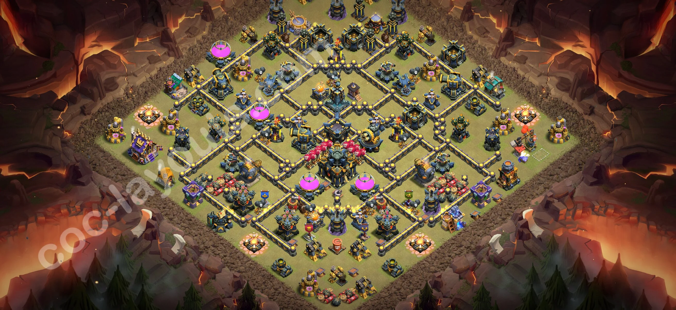 Top War Base TH17 with Link, Anti Everything - Anti 2 Stars CWL Plan 2026 - Clash of Clans - (#180) — War BH17