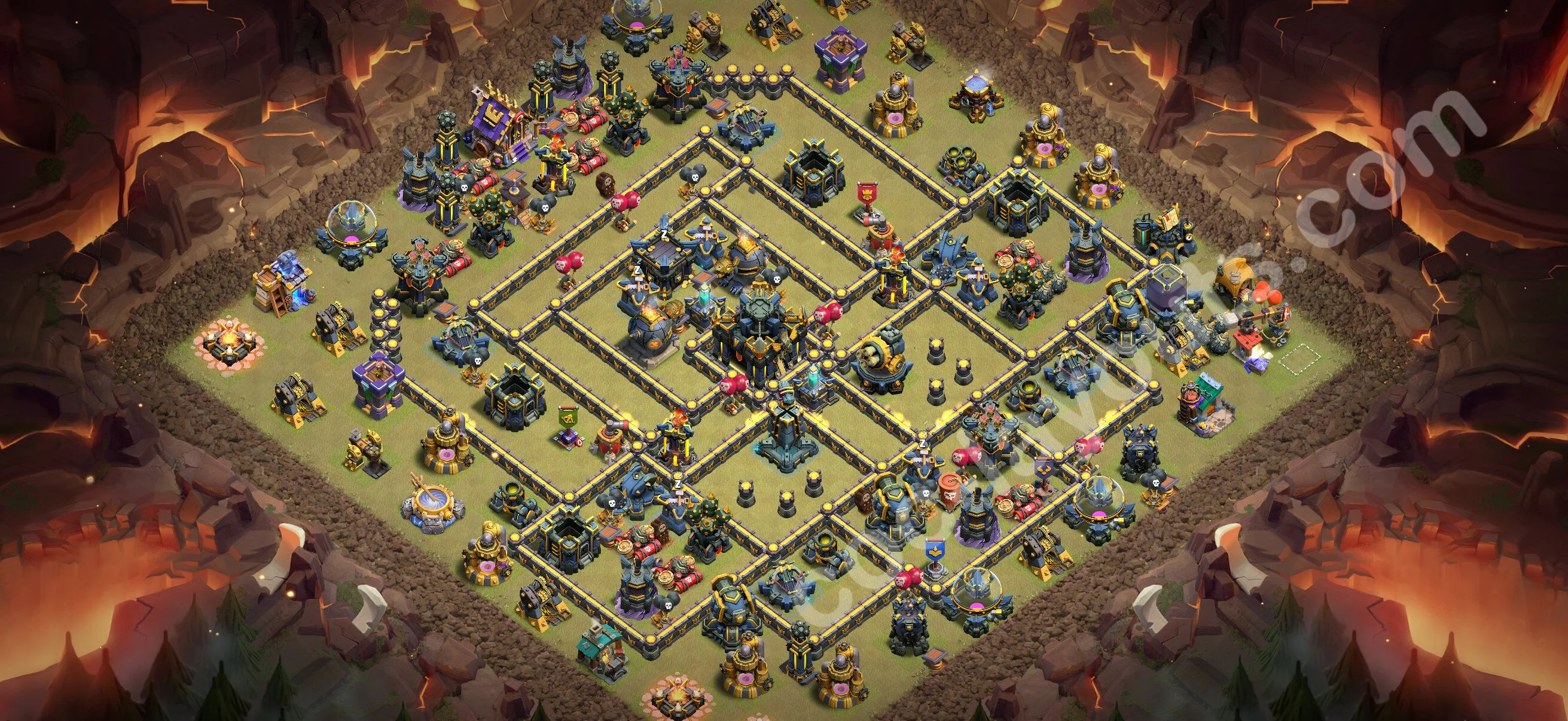 Top War Base TH17 with Link - Anti 3 Stars CWL Plan 2026 - Clash of Clans - (#182) — Війна BH17
