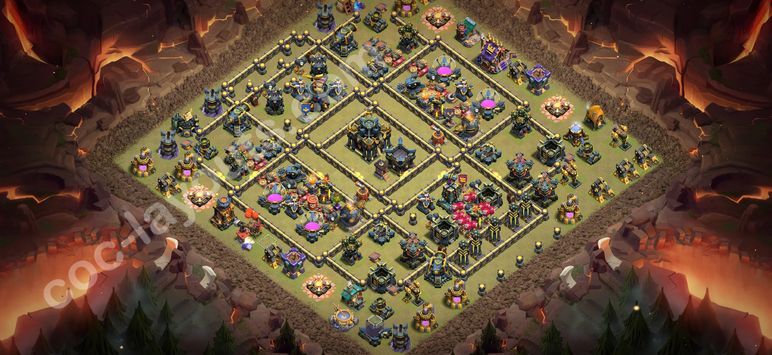 Top War Base TH17 with Link - Anti 3 Stars CWL Plan 2026 - Clash of Clans - (#187) — Oorlog BH17