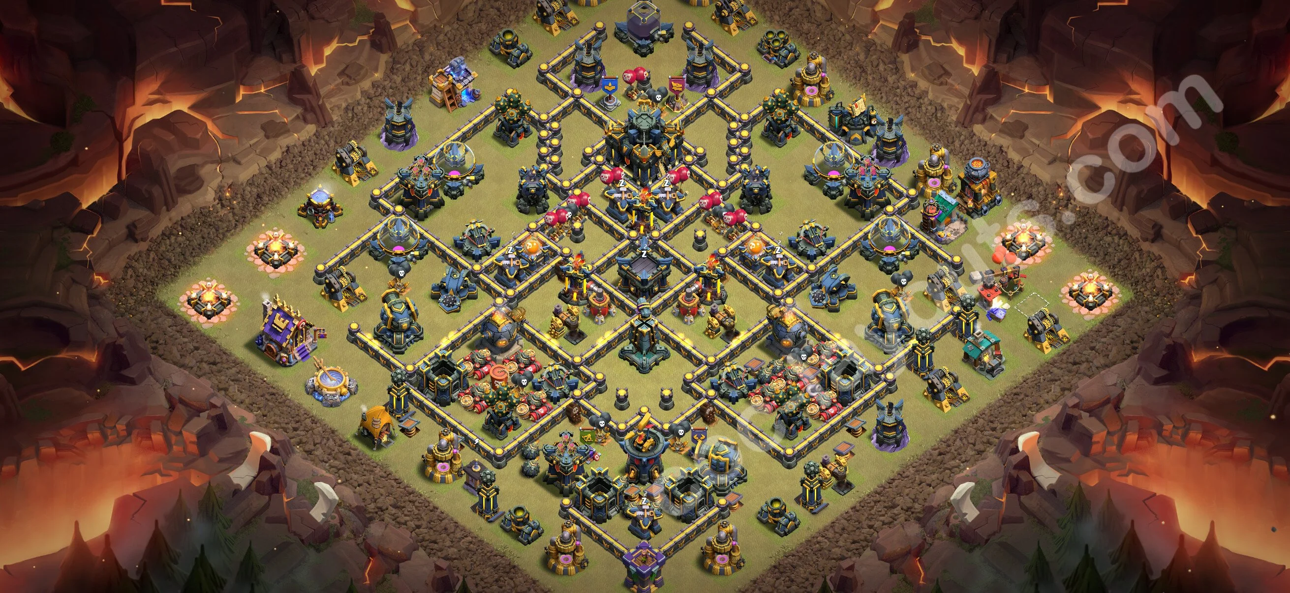 Top War Base TH17 with Link - Anti 3 Stars CWL Plan 2026 - Clash of Clans - (#189) — Oorlog BH17