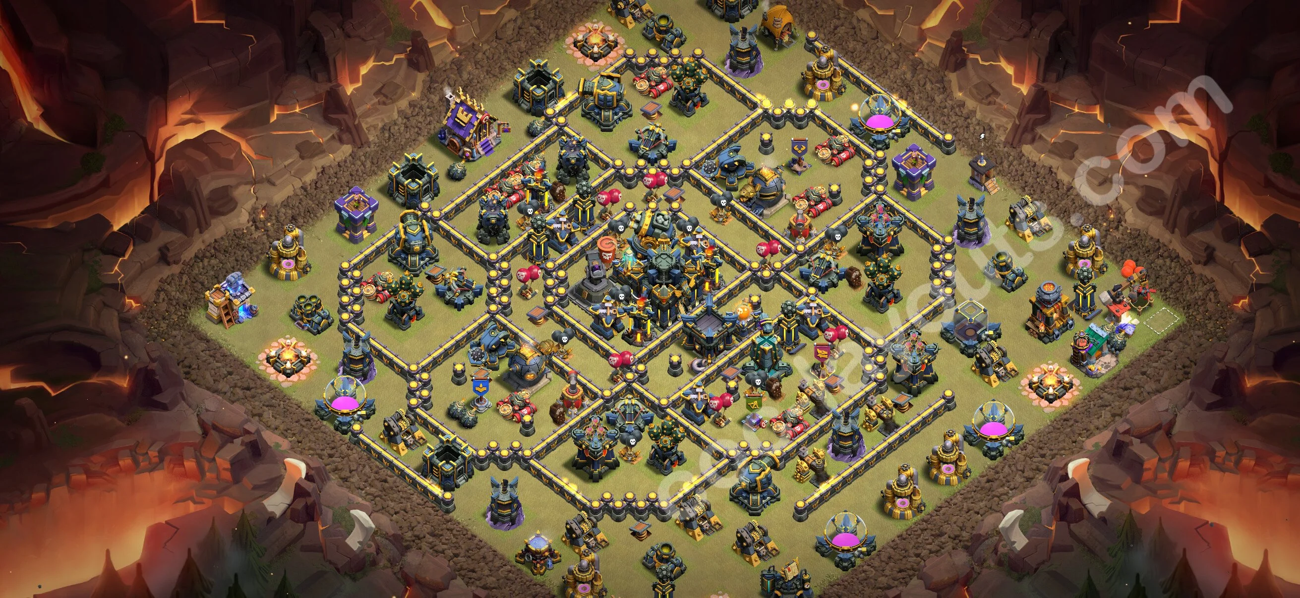 Top War Base TH17 with Link, Anti Air / Electro Dragon - Anti 2 Stars CWL Plan 2026 - Clash of Clans - (#199) — Guerre BH17