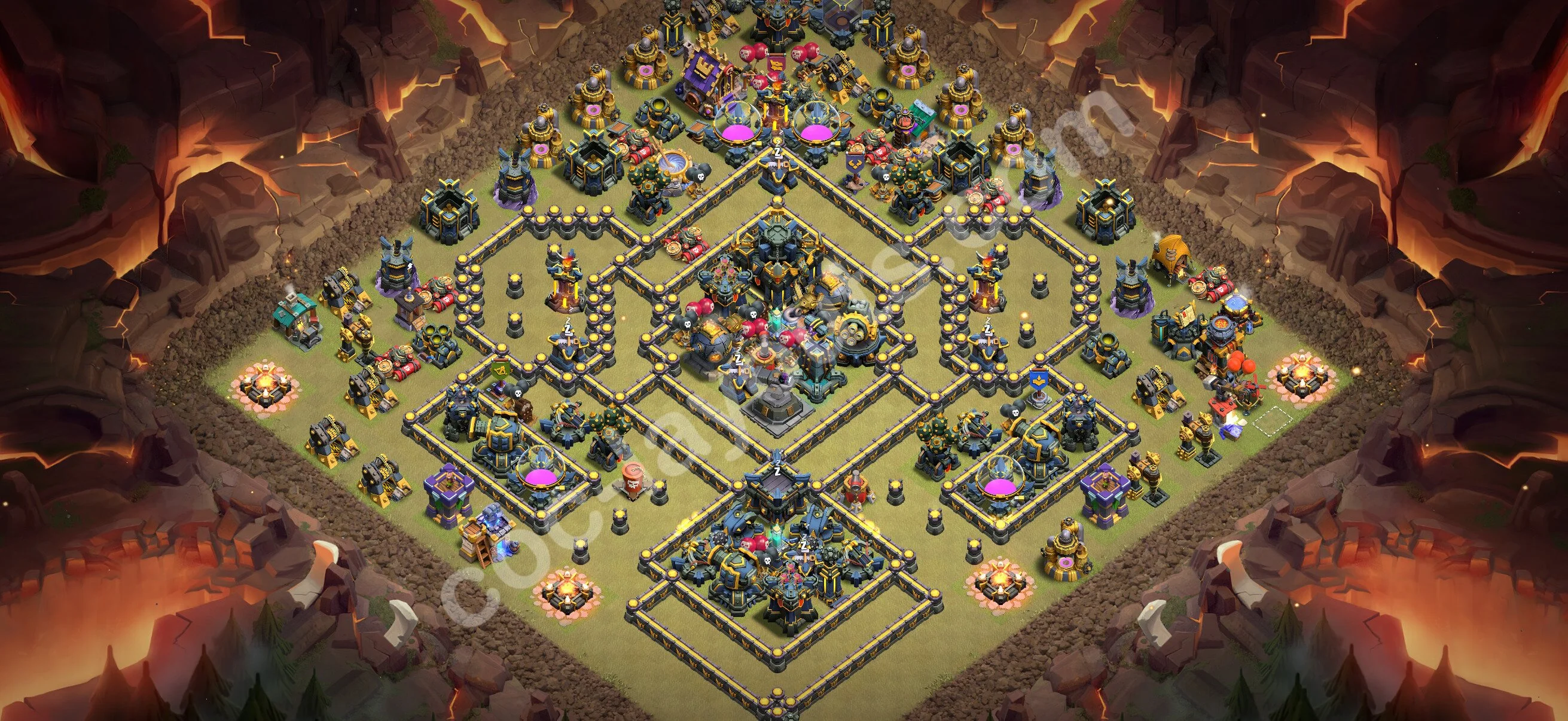 Top War Base TH17 with Link, Legend League - Anti 3 Stars CWL Plan 2026 - Clash of Clans - (#200) — Война BH17