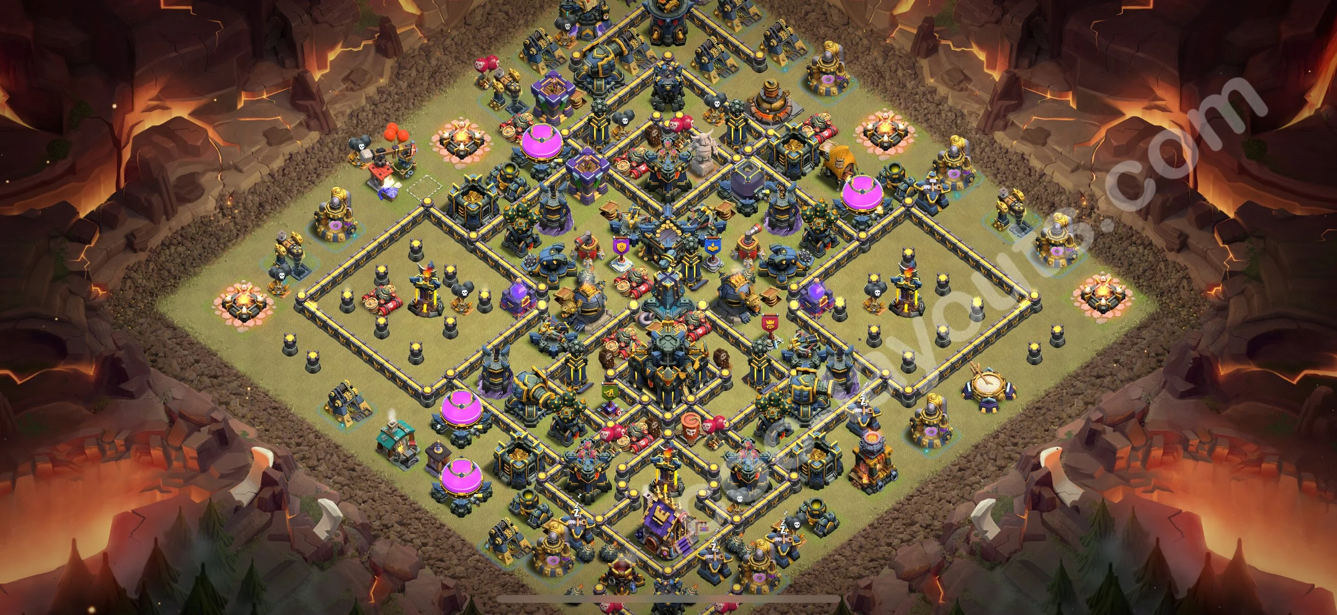 Top War Base TH17 with Link, Anti Air / Electro Dragon - CWL Defence Plan 2026 - Clash of Clans - (#21) — Oorlog BH17
