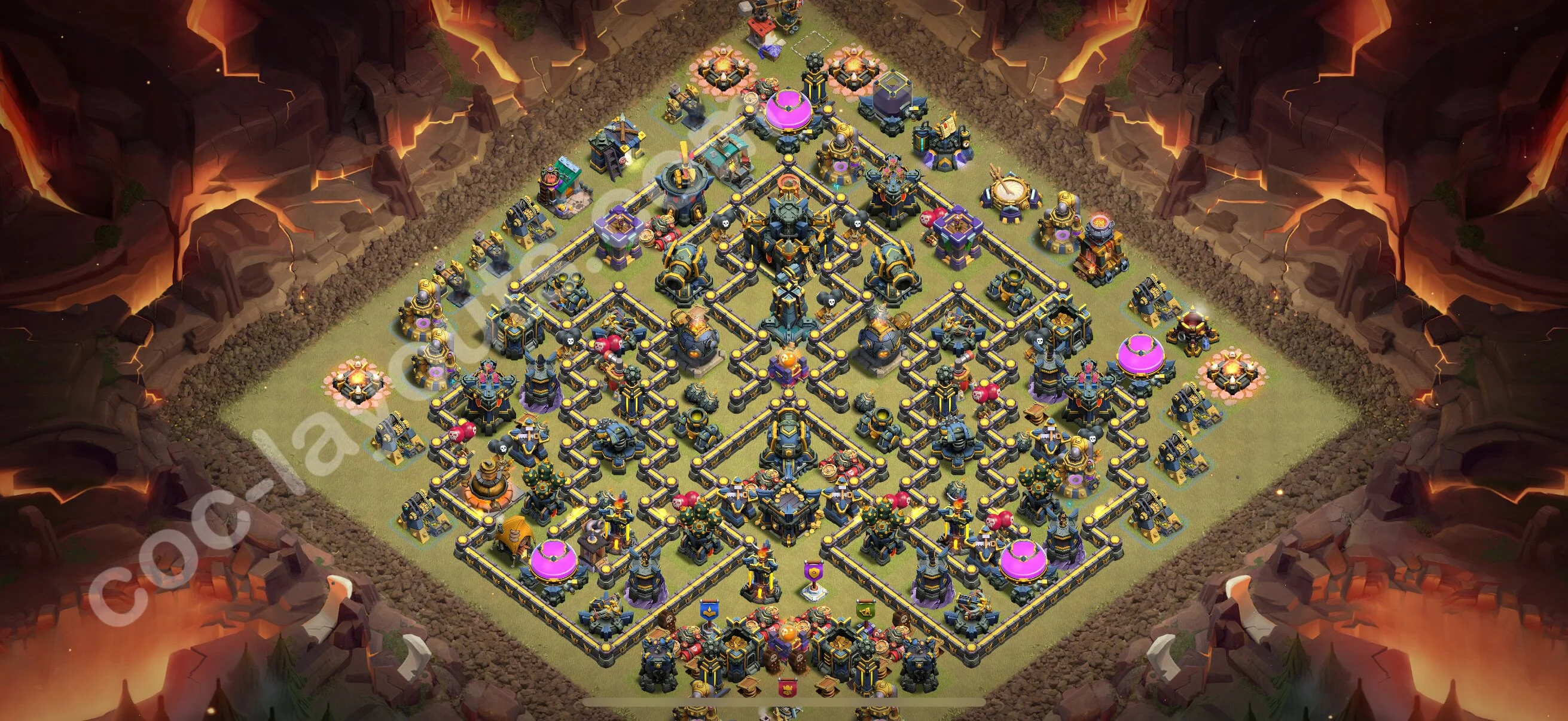 Top War Base TH17 with Link - Anti 3 Stars CWL Plan 2026 - Clash of Clans - (#23) — Guerre BH17