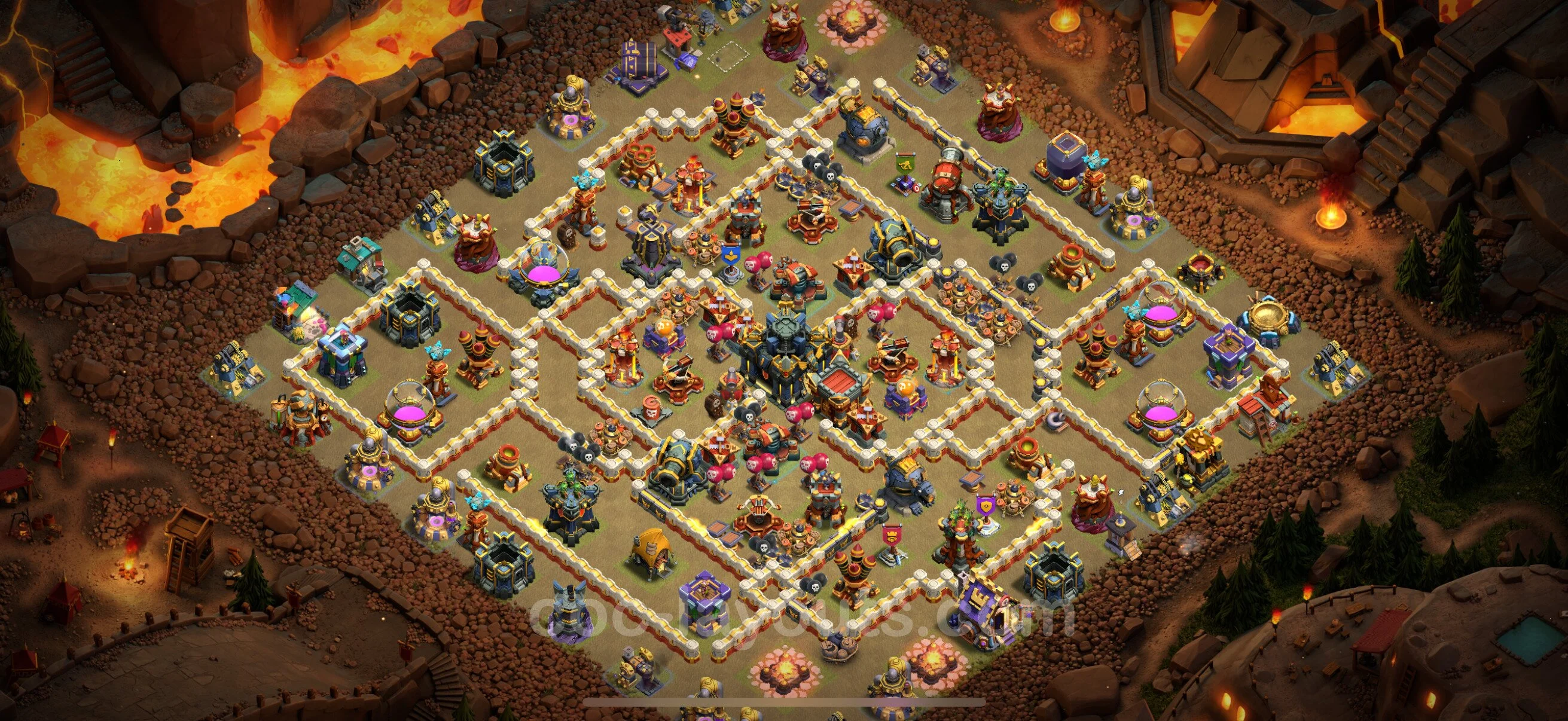 Top War Base TH17 with Link, Anti Everything - CWL Defence Plan - Clash of Clans - (#30) — Wojna BH17