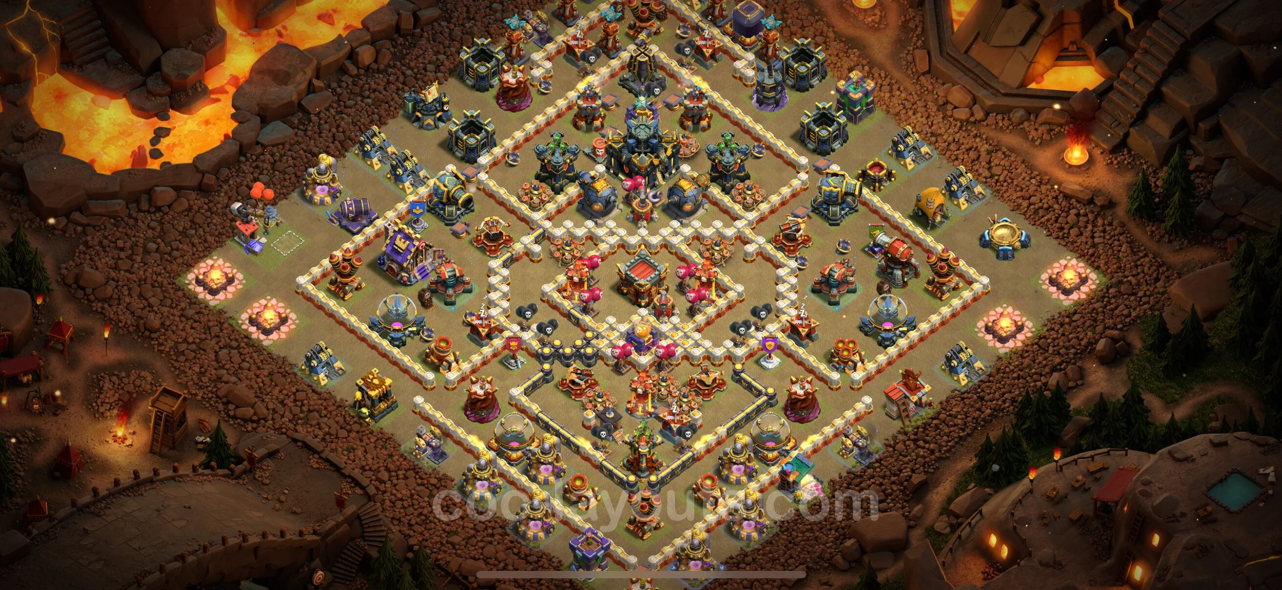 Top War Base TH17 with Link - CWL Defence Plan - Clash of Clans - (#38) — War BH17