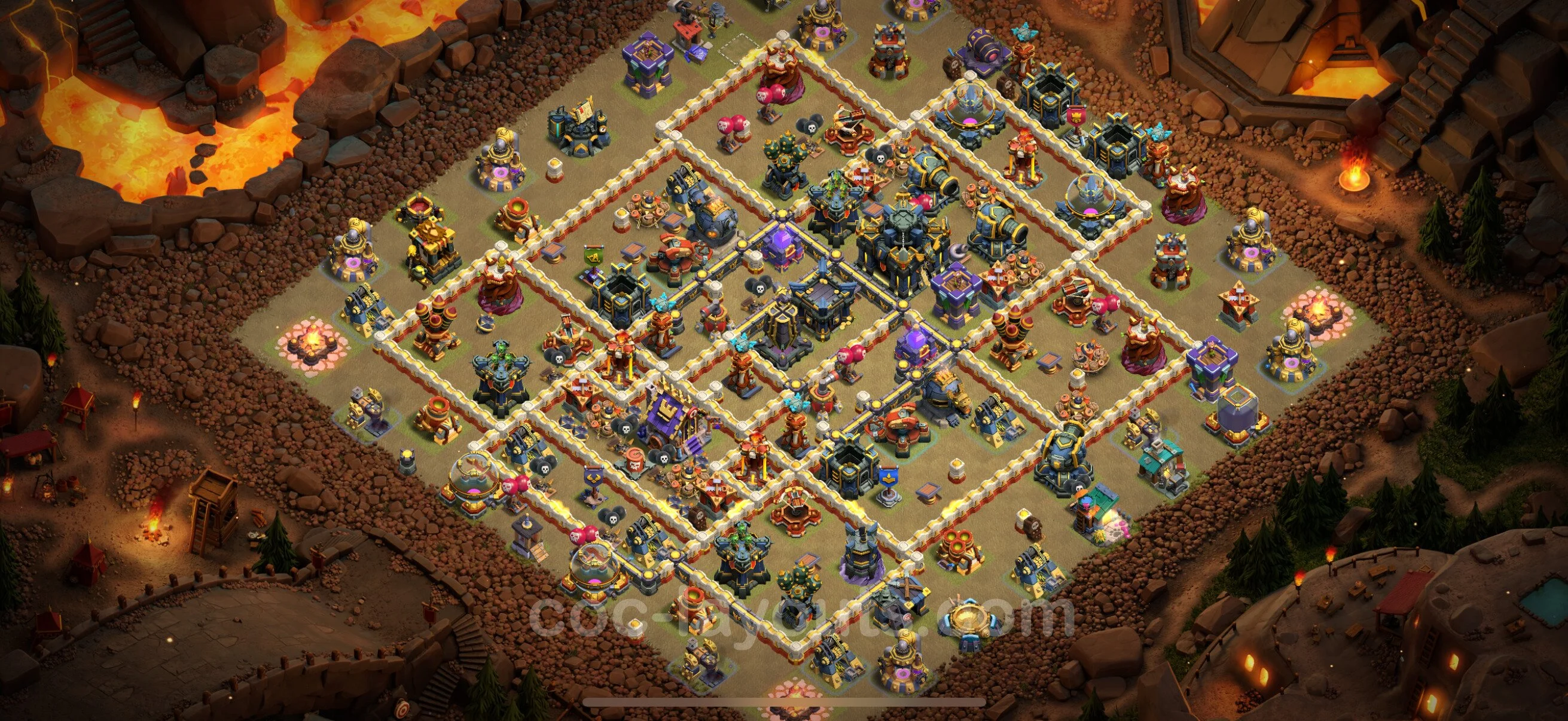 Top War Base TH17 with Link - Anti 3 Stars CWL Plan - Clash of Clans - (#43) — Війна BH17