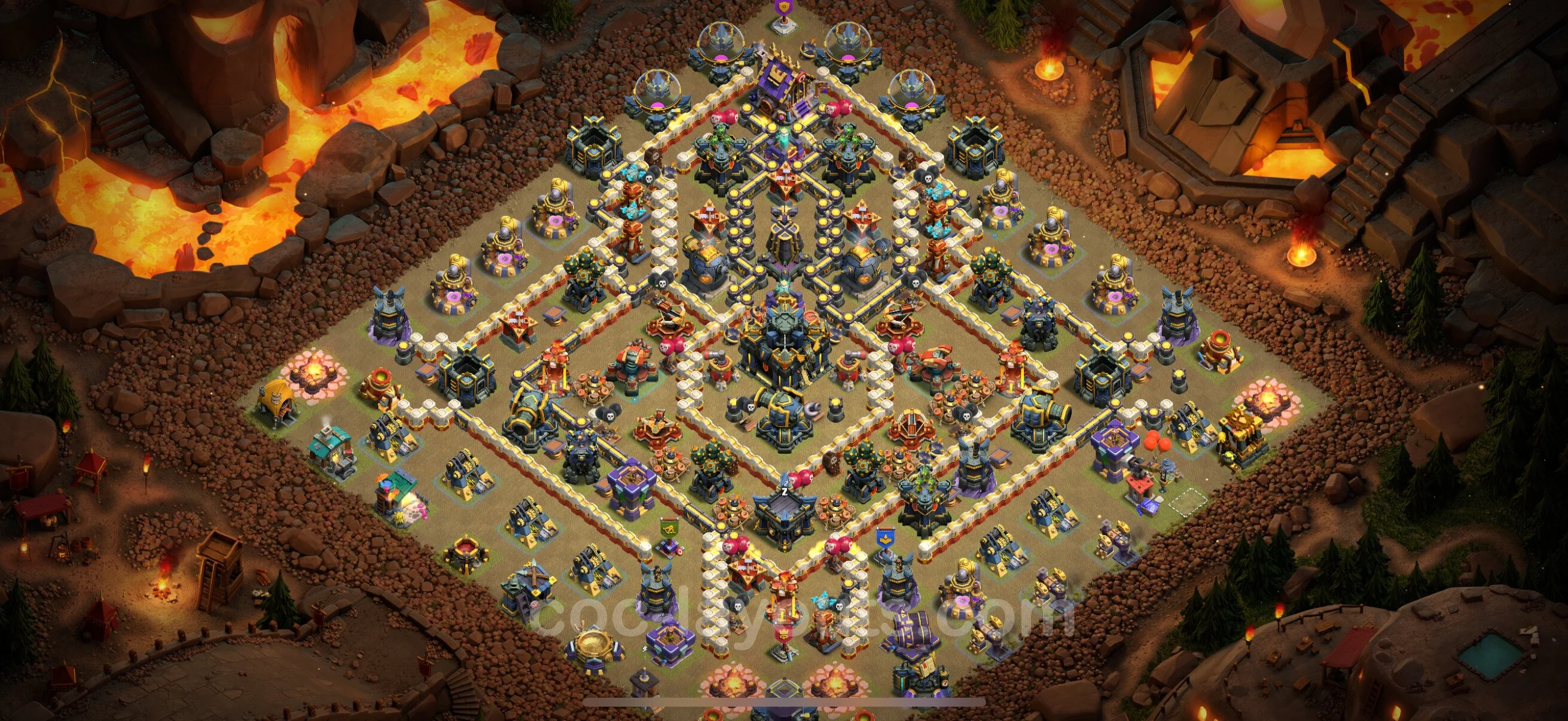 Top War Base TH17 with Link - CWL Defence Plan - Clash of Clans - (#47) — War BH17
