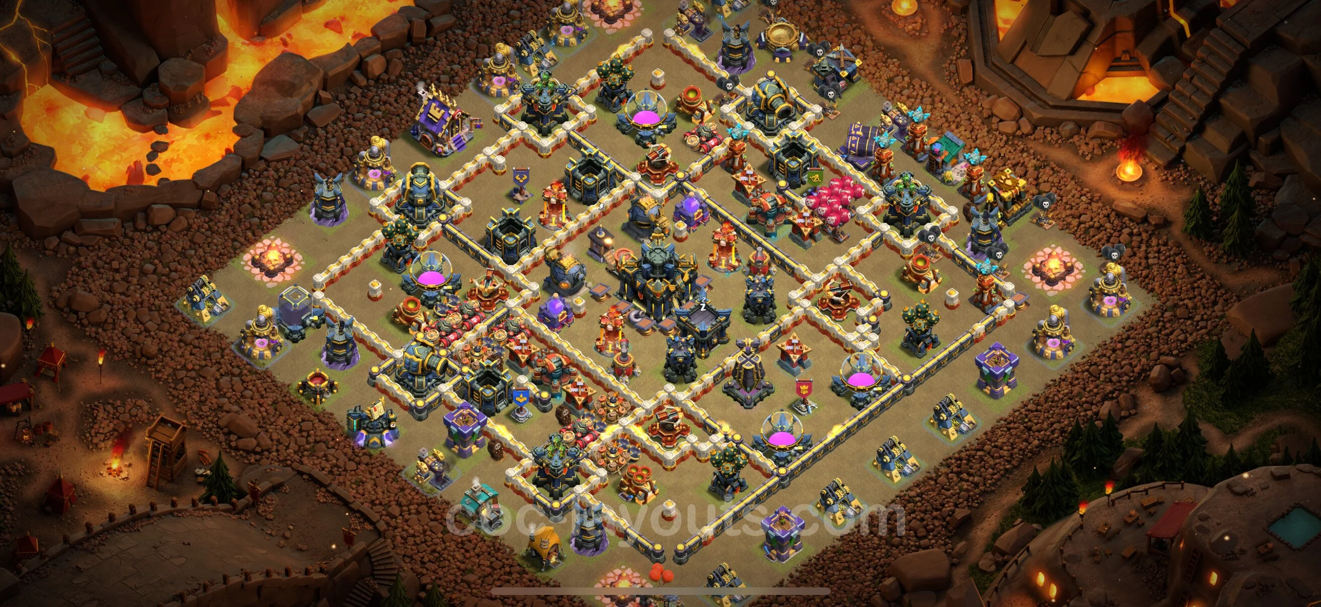 Top War Base TH17 with Link - CWL Defence Plan - Clash of Clans - (#48) — Война BH17