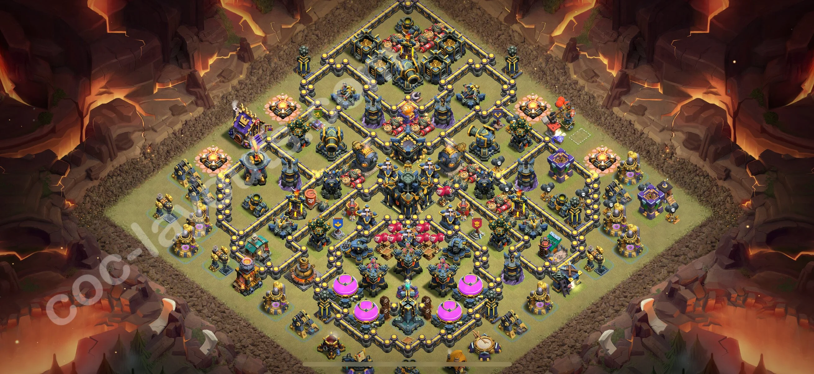 Top War Base TH17 with Link, Anti Air / Electro Dragon - CWL Defence Plan 2026 - Clash of Clans - (#50) — Krieg BH17