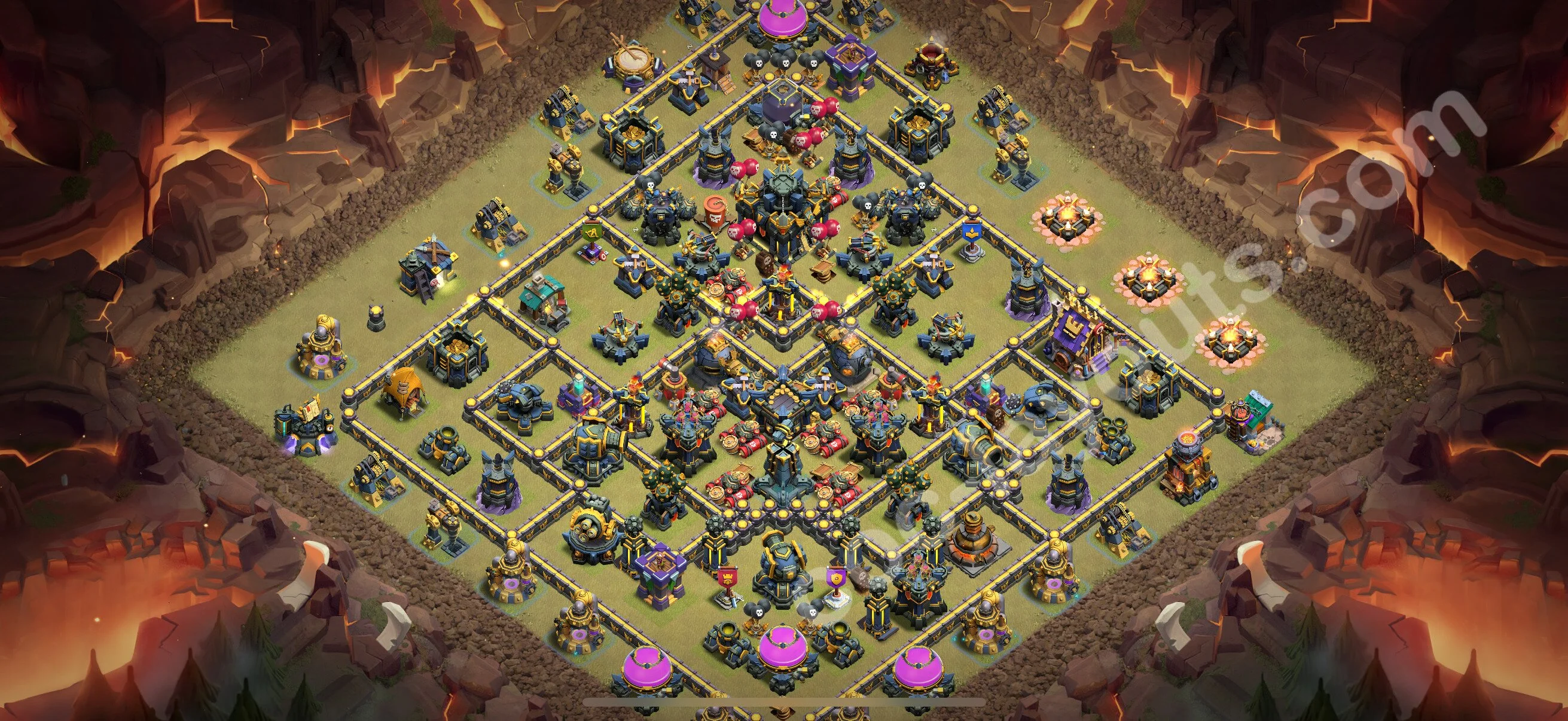 Top War Base TH17 with Link, Anti Air / Electro Dragon - Anti 3 Stars CWL Plan 2026 - Clash of Clans - (#52) — Krieg BH17