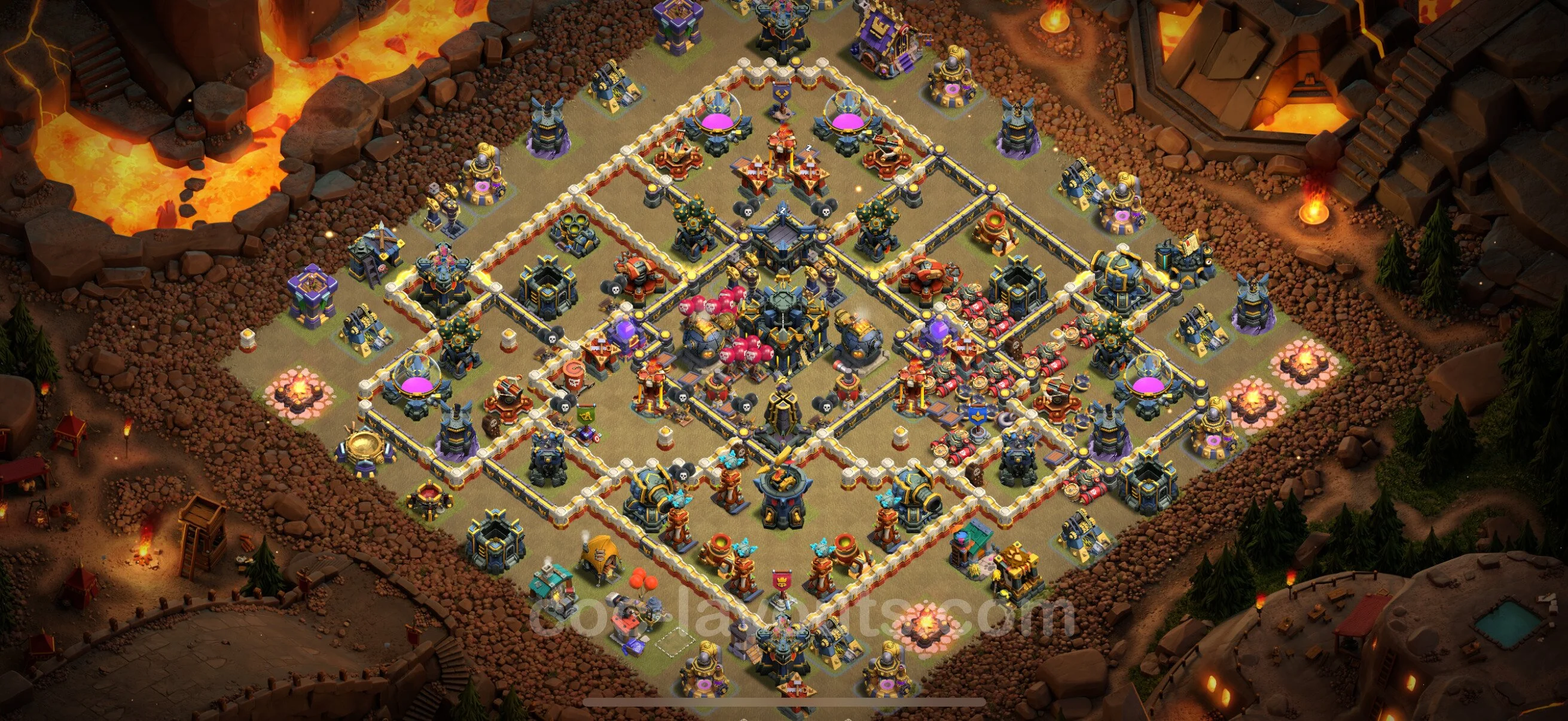 Top War Base TH17 with Link - Anti 2 Stars CWL Plan - Clash of Clans - (#58) — Війна BH17