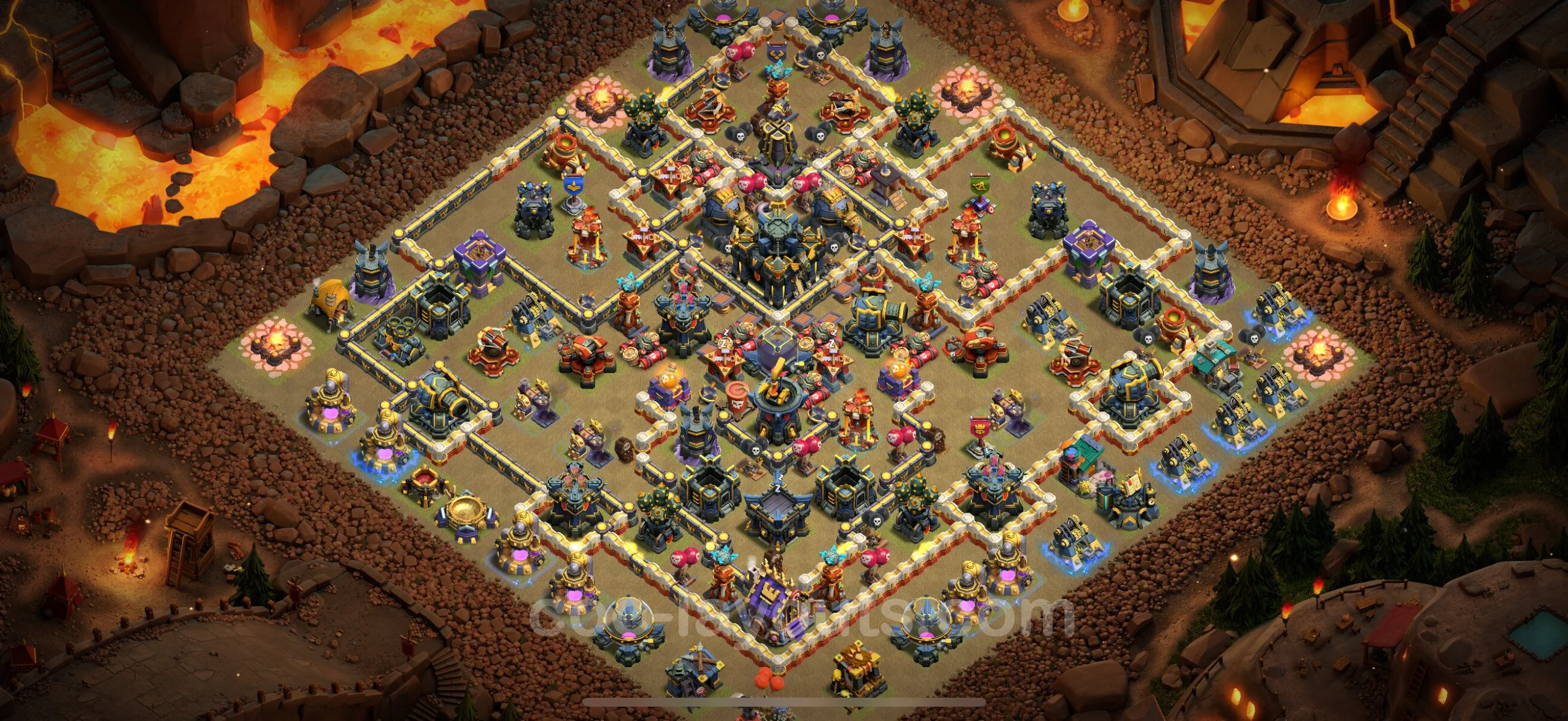 Top War Base TH17 with Link - Anti 3 Stars CWL Plan - Clash of Clans - (#59) — Війна BH17