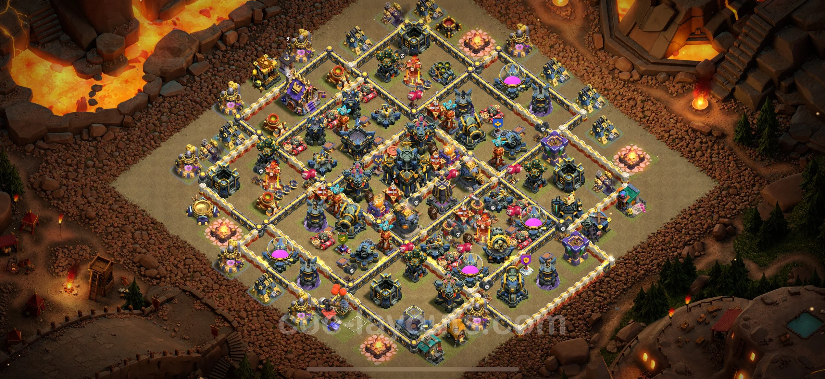 Top War Base TH17 with Link, Anti Everything - Anti 2 Stars CWL Plan - Clash of Clans - (#67) — Wojna BH17