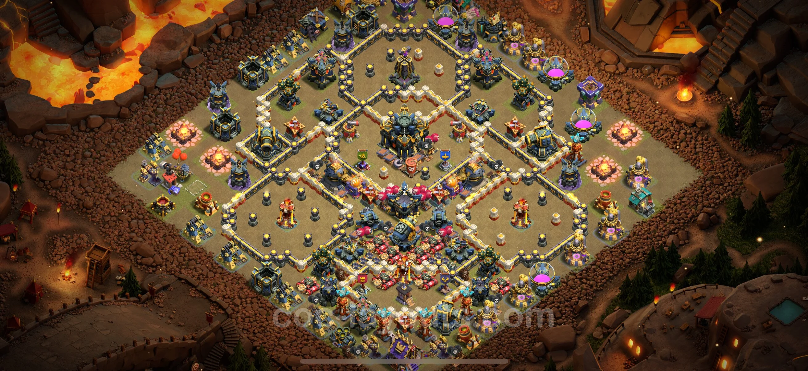 Top War Base TH17 with Link, Anti Everything - Anti 3 Stars CWL Plan - Clash of Clans - (#74) — Oorlog BH17