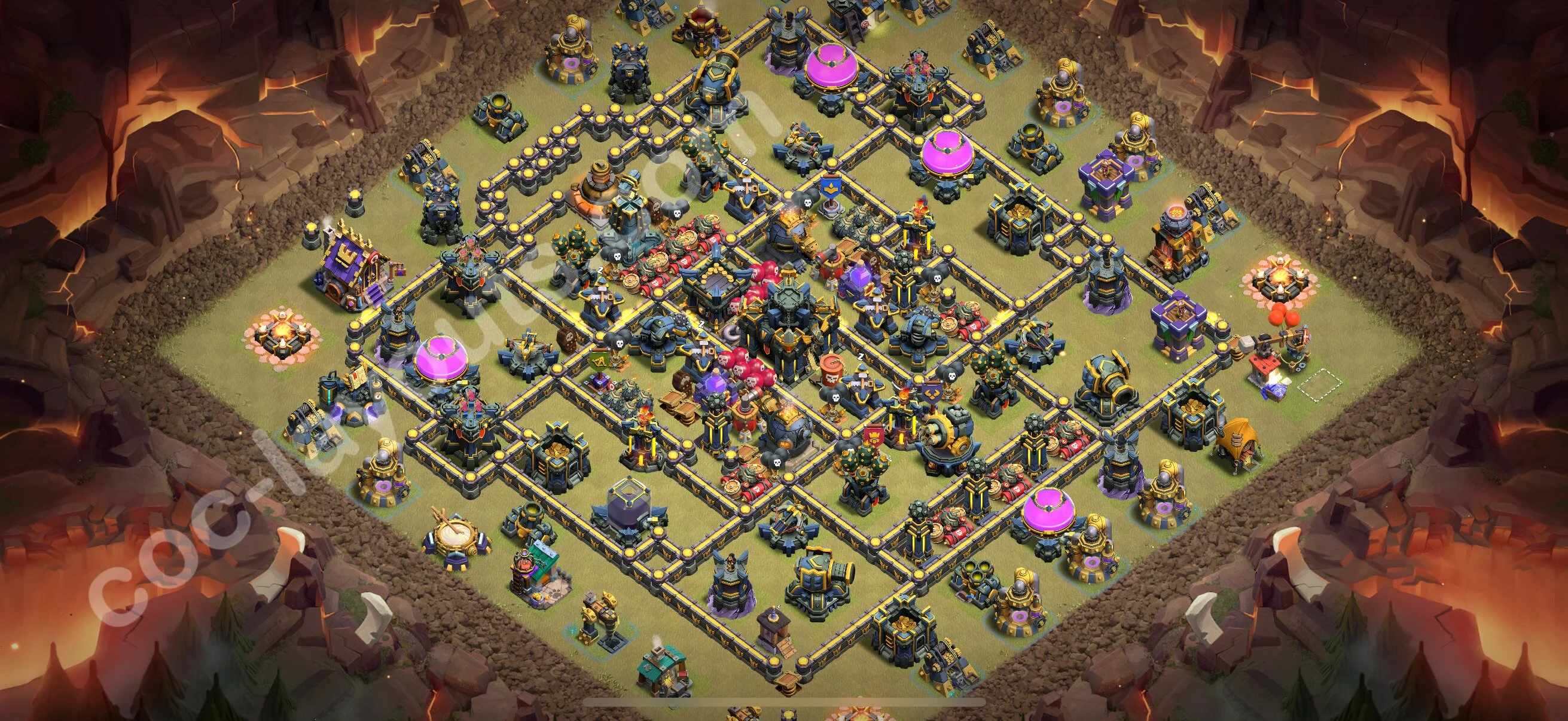 Top War Base TH17 with Link, Anti Air / Electro Dragon - CWL Defence Plan 2026 - Clash of Clans - (#75) — Війна BH17