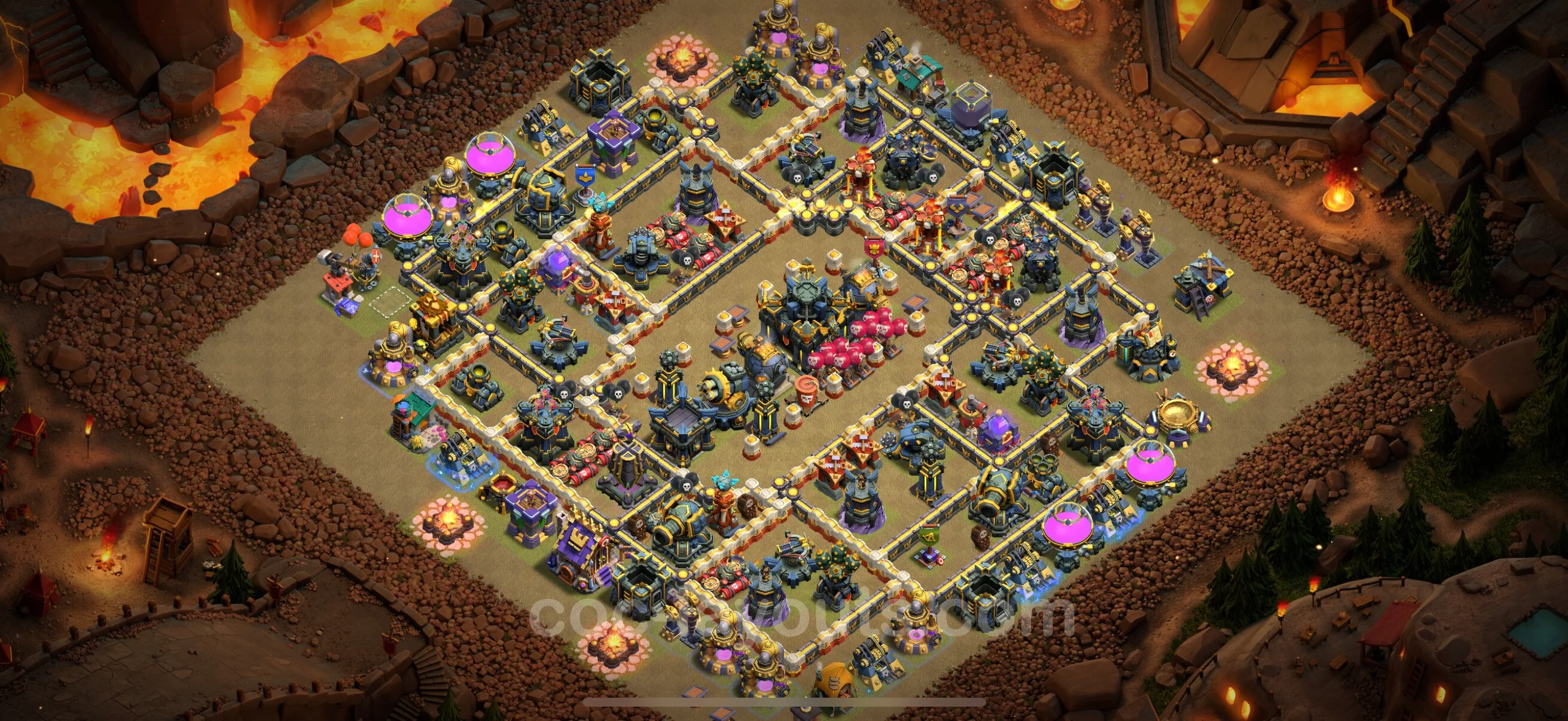 Top War Base TH17 with Link - CWL Defence Plan - Clash of Clans - (#81) — War BH17