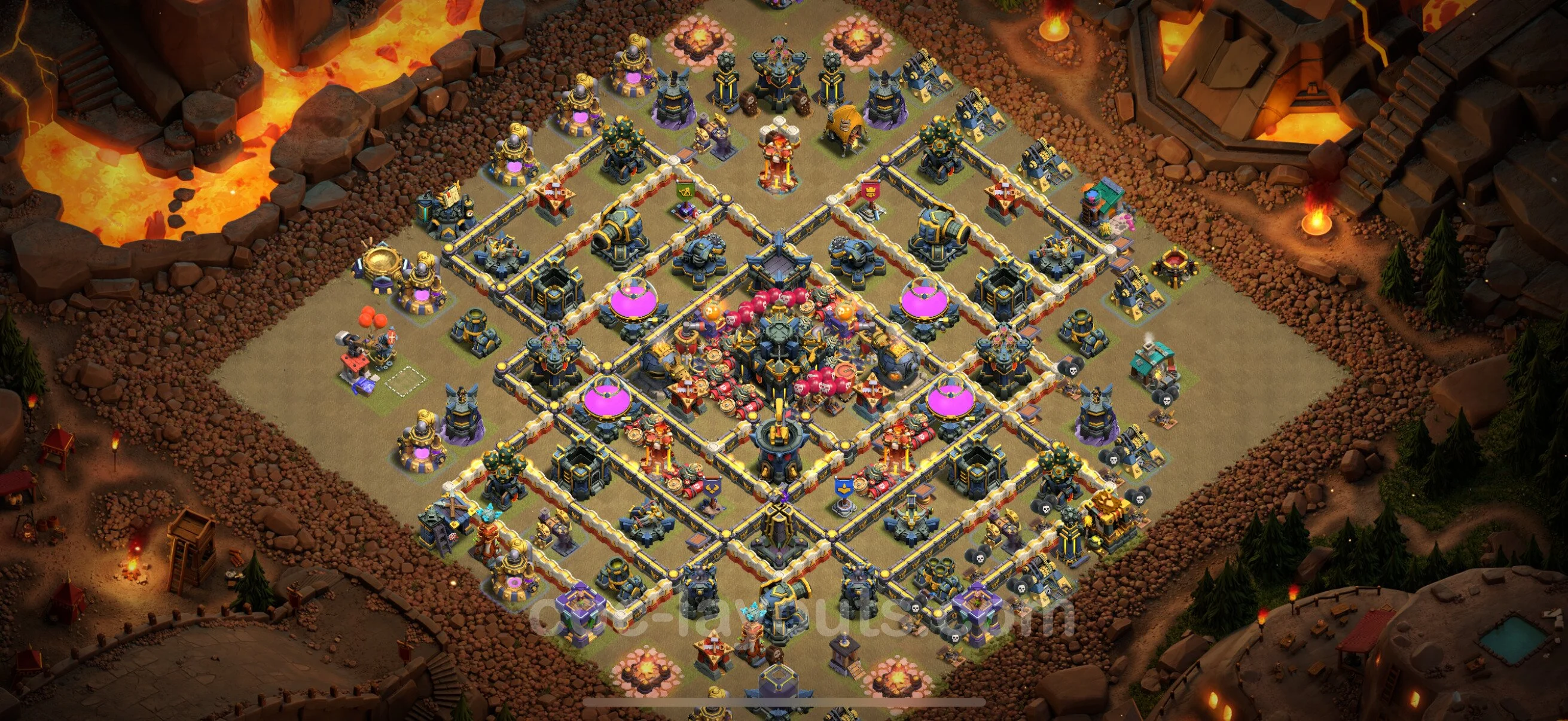 Top War Base TH17 with Link - CWL Defence Plan - Clash of Clans - (#82) — Guerre BH17