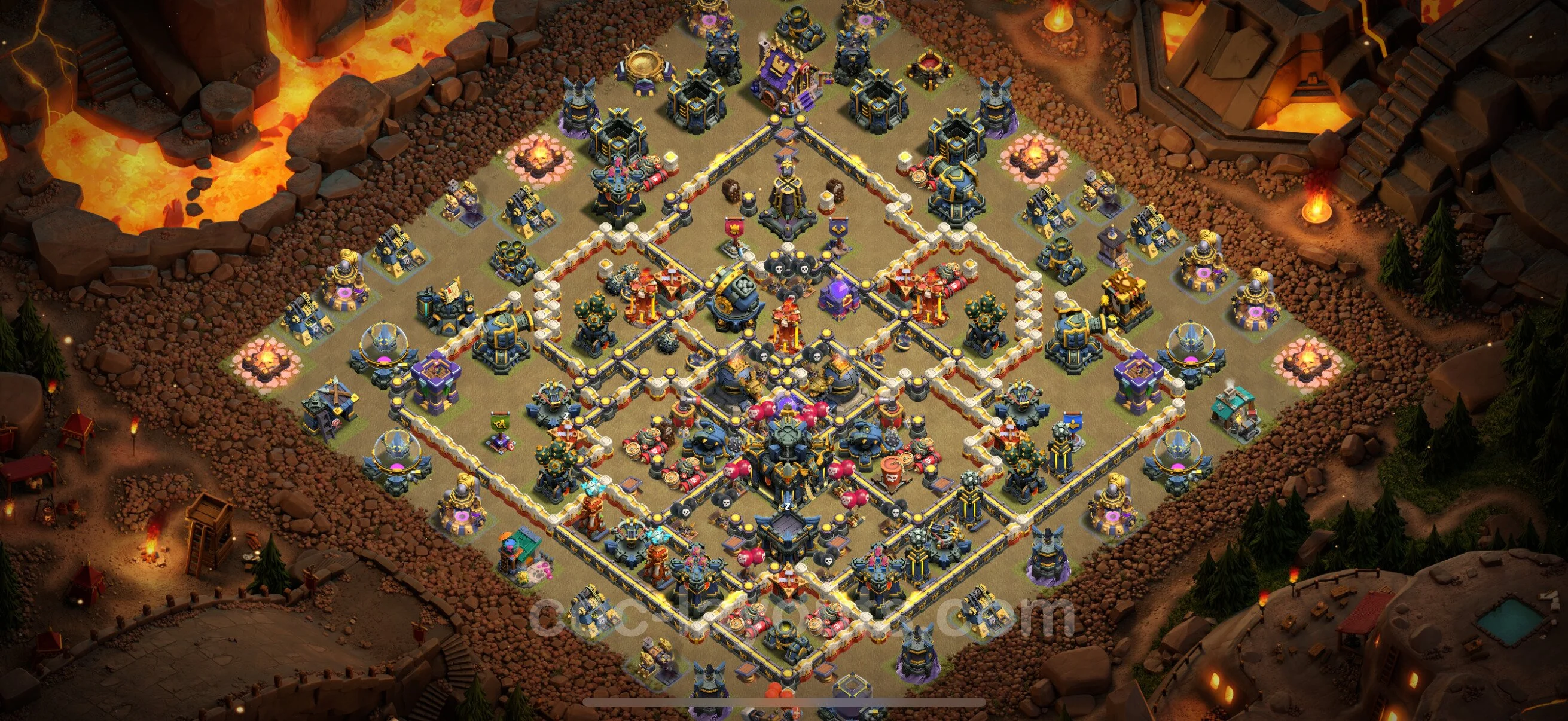 Top War Base TH17 with Link - Anti 3 Stars CWL Plan - Clash of Clans - (#83) — Wojna BH17